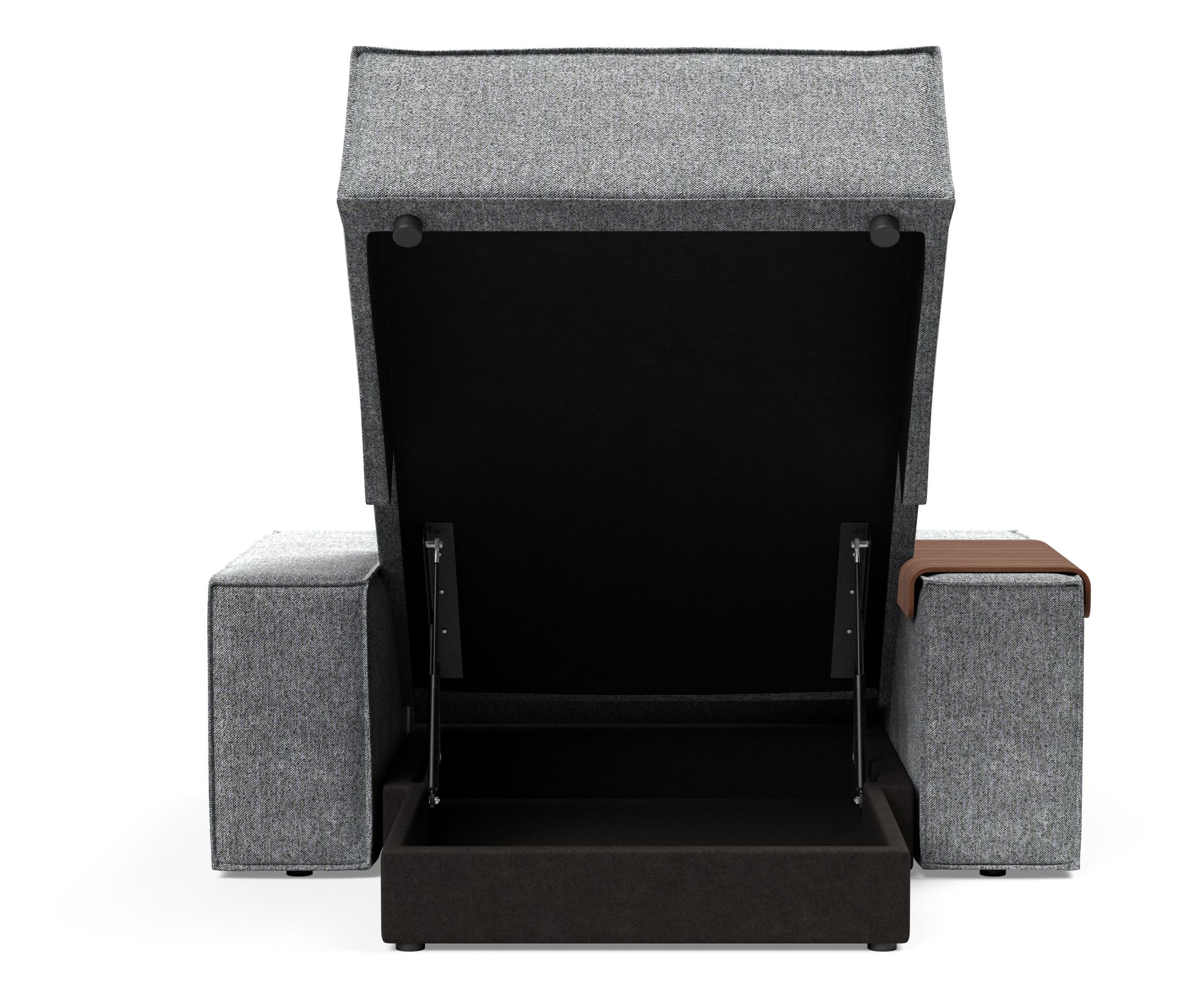 Newilla Storage Lounger Chair w/ Wide Arm Rests