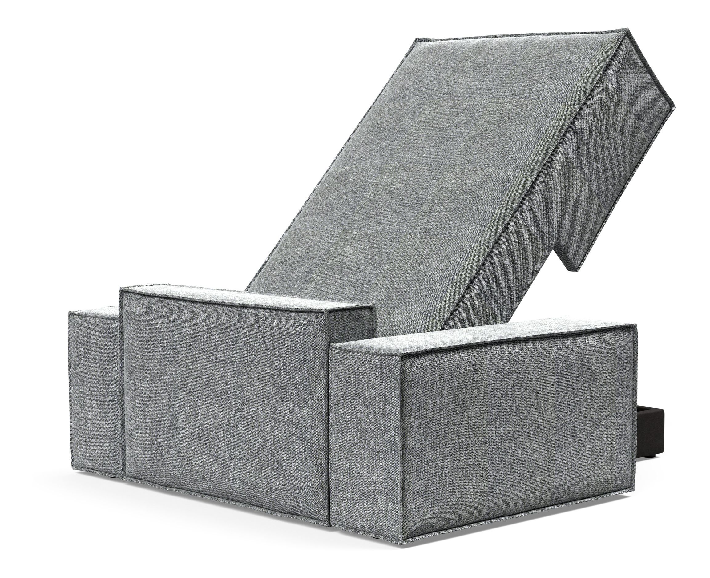 Newilla Storage Lounger Chair w/ Wide Arm Rests