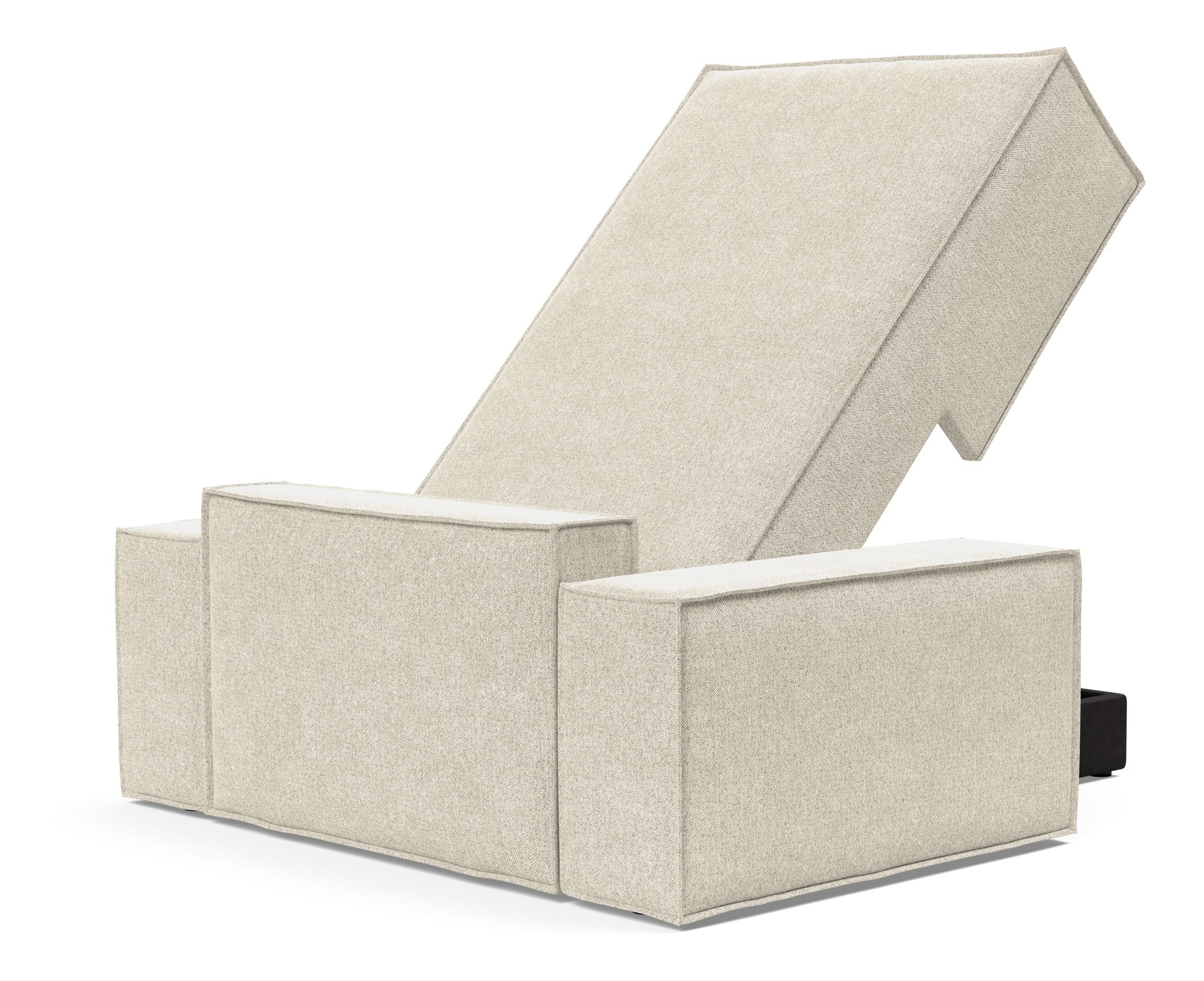 Newilla Storage Lounger Chair w/ Wide Arm Rests