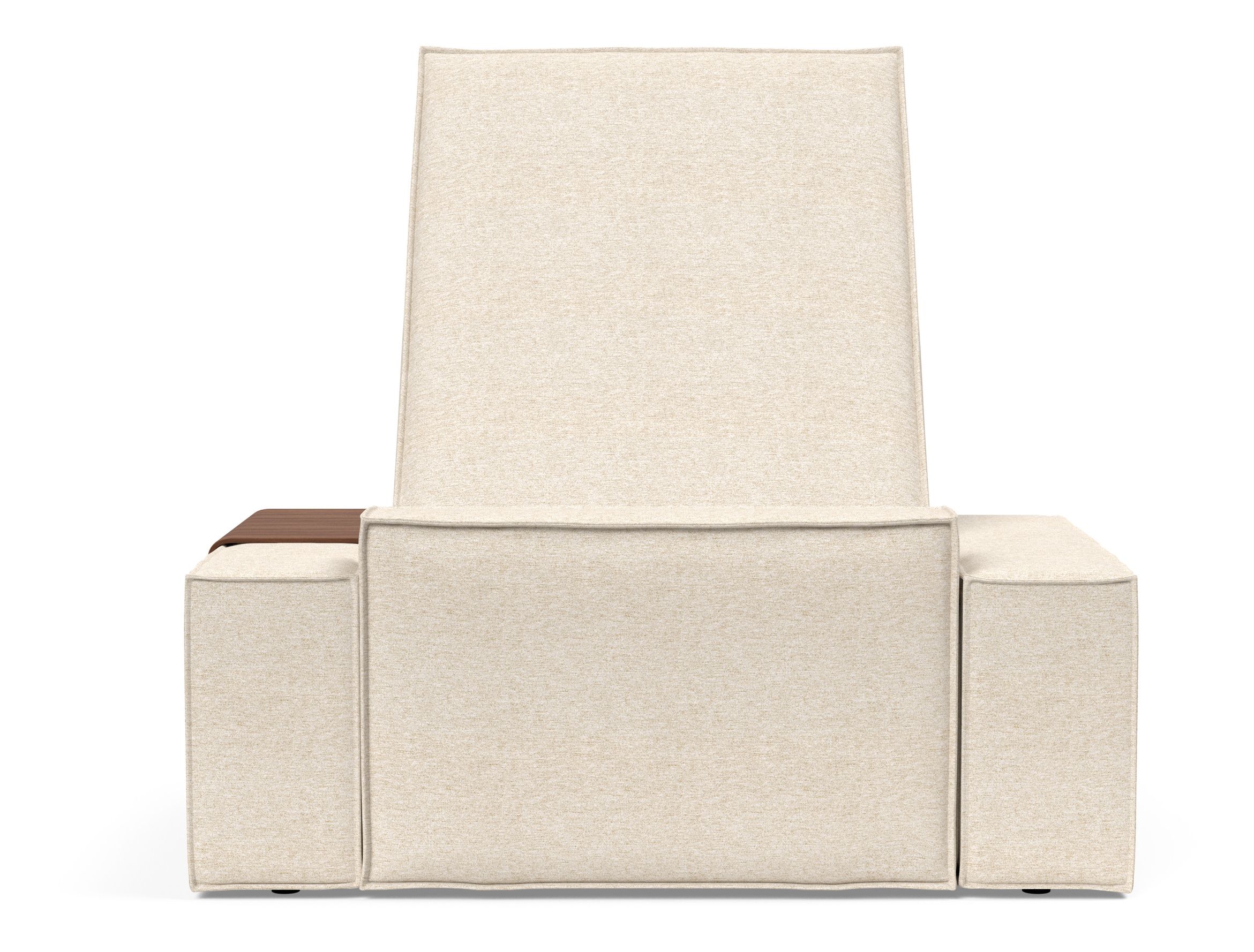 Newilla Storage Lounger Chair w/ Wide Arm Rests