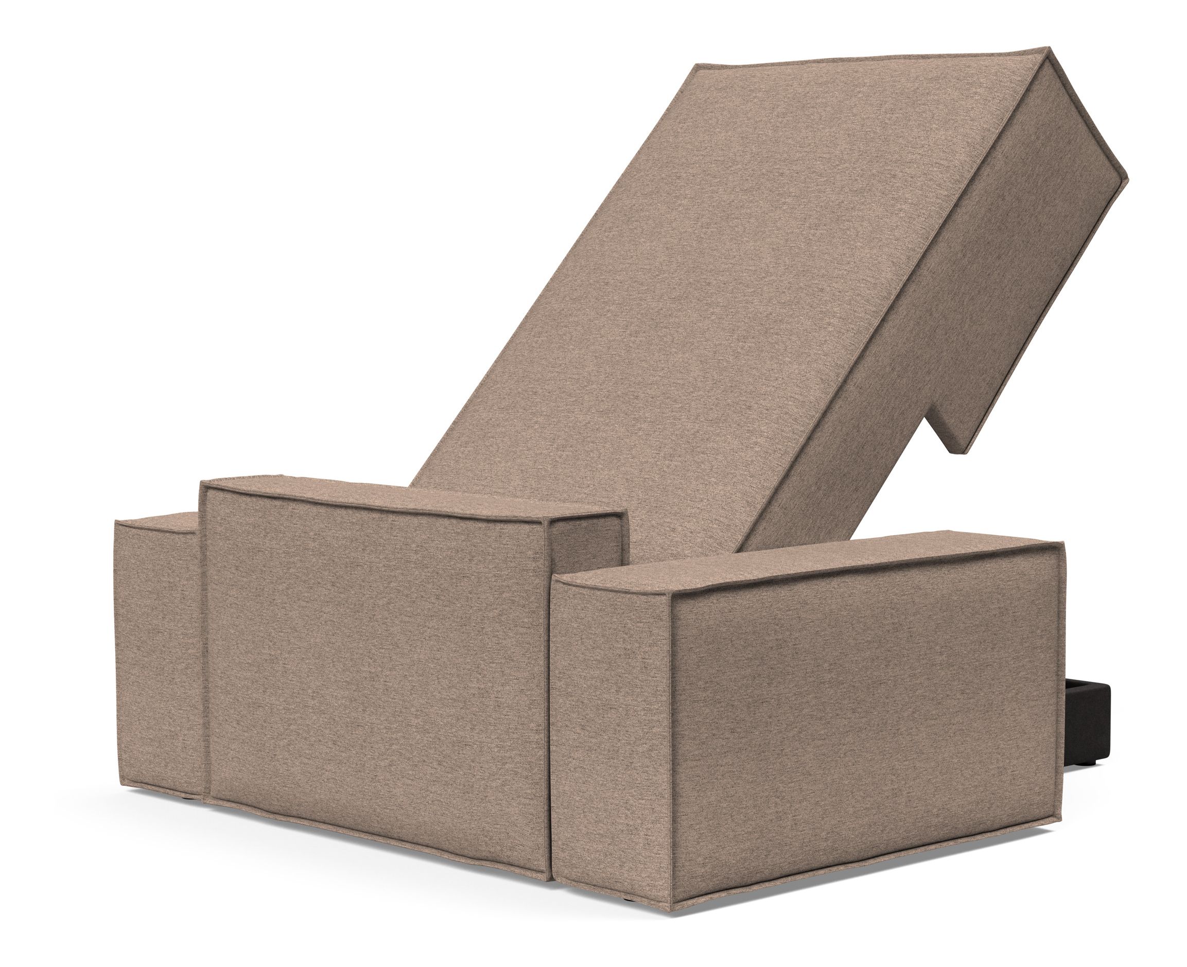 Newilla Storage Lounger Chair w/ Wide Arm Rests