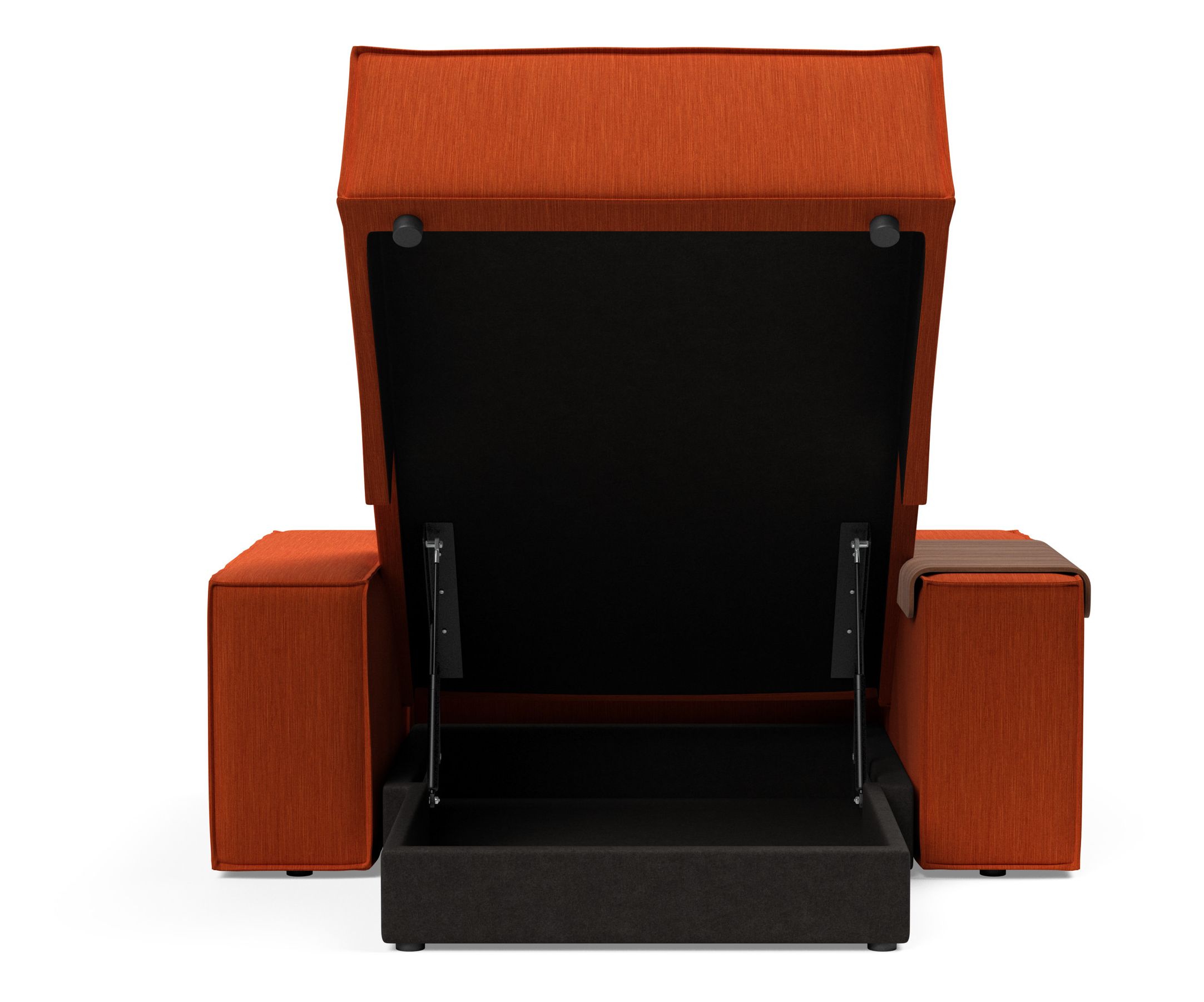 Newilla Storage Lounger Chair w/ Wide Arm Rests