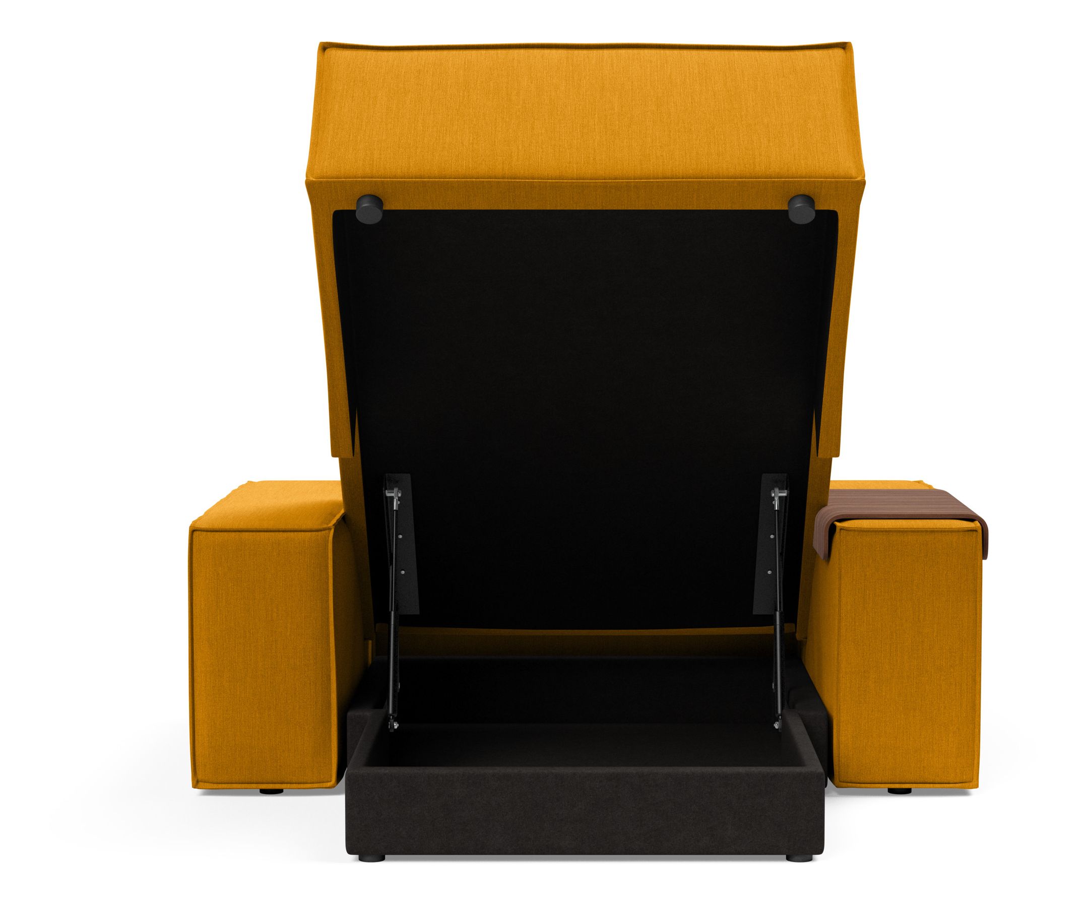 Newilla Storage Lounger Chair w/ Wide Arm Rests