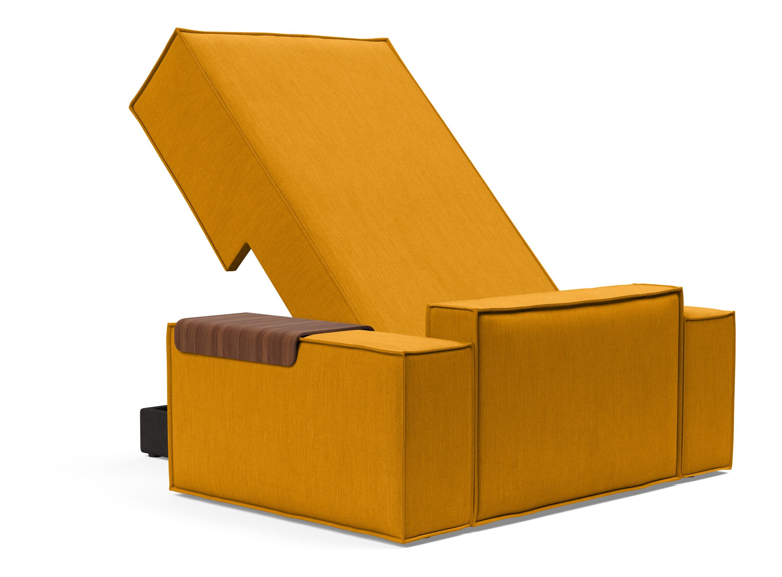 Newilla Storage Lounger Chair w/ Wide Arm Rests