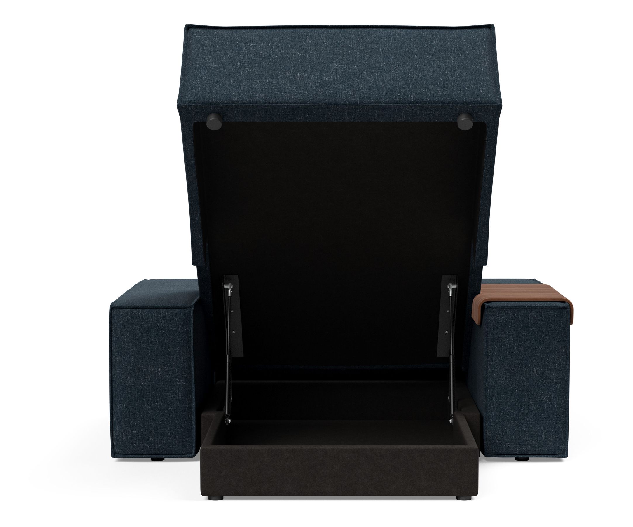 Newilla Storage Lounger Chair w/ Wide Arm Rests