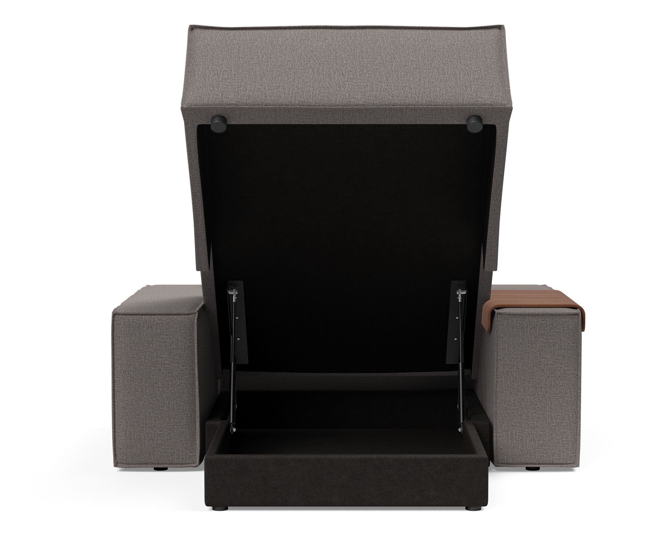 Newilla Storage Lounger Chair w/ Wide Arm Rests