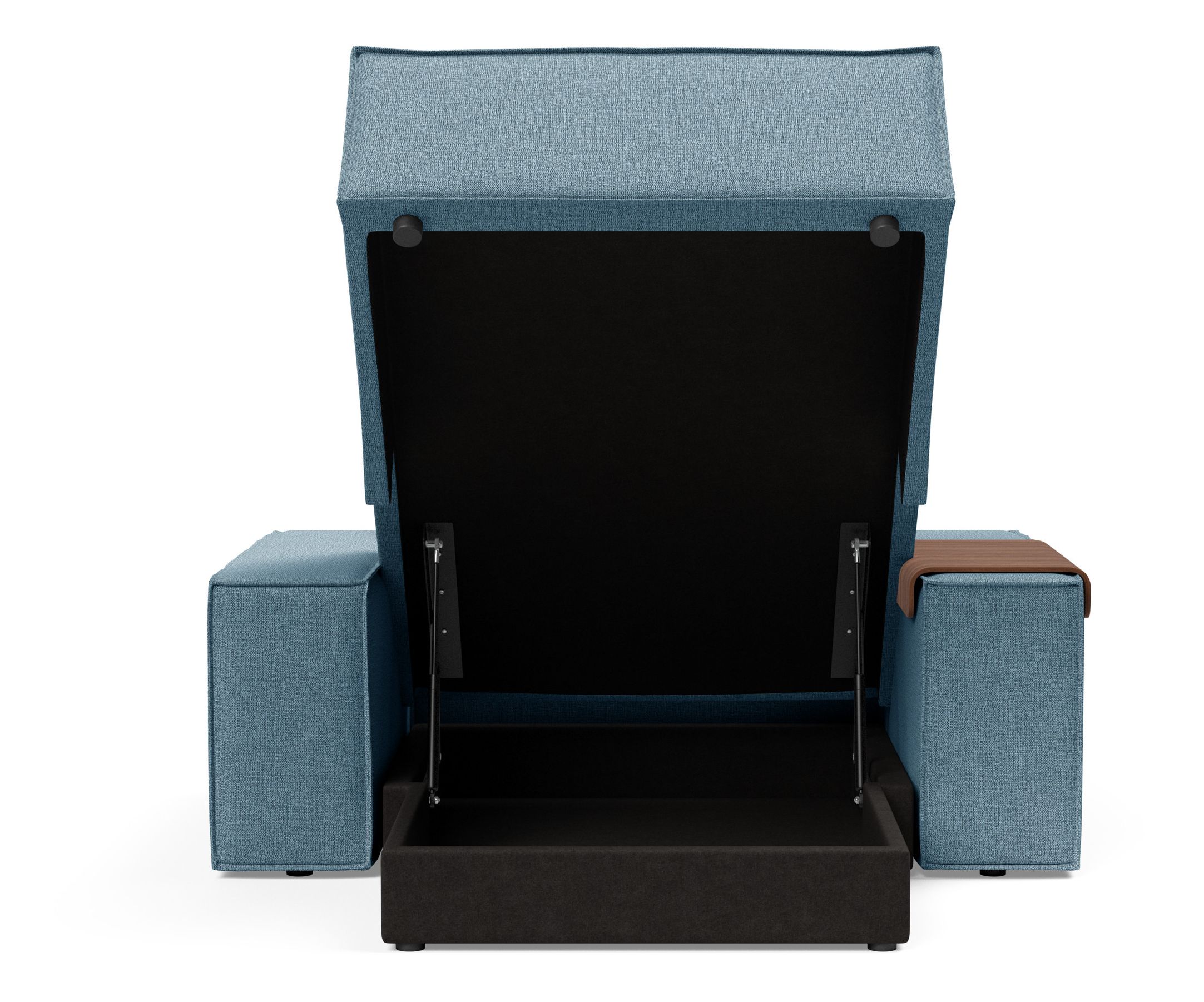 Newilla Storage Lounger Chair w/ Wide Arm Rests