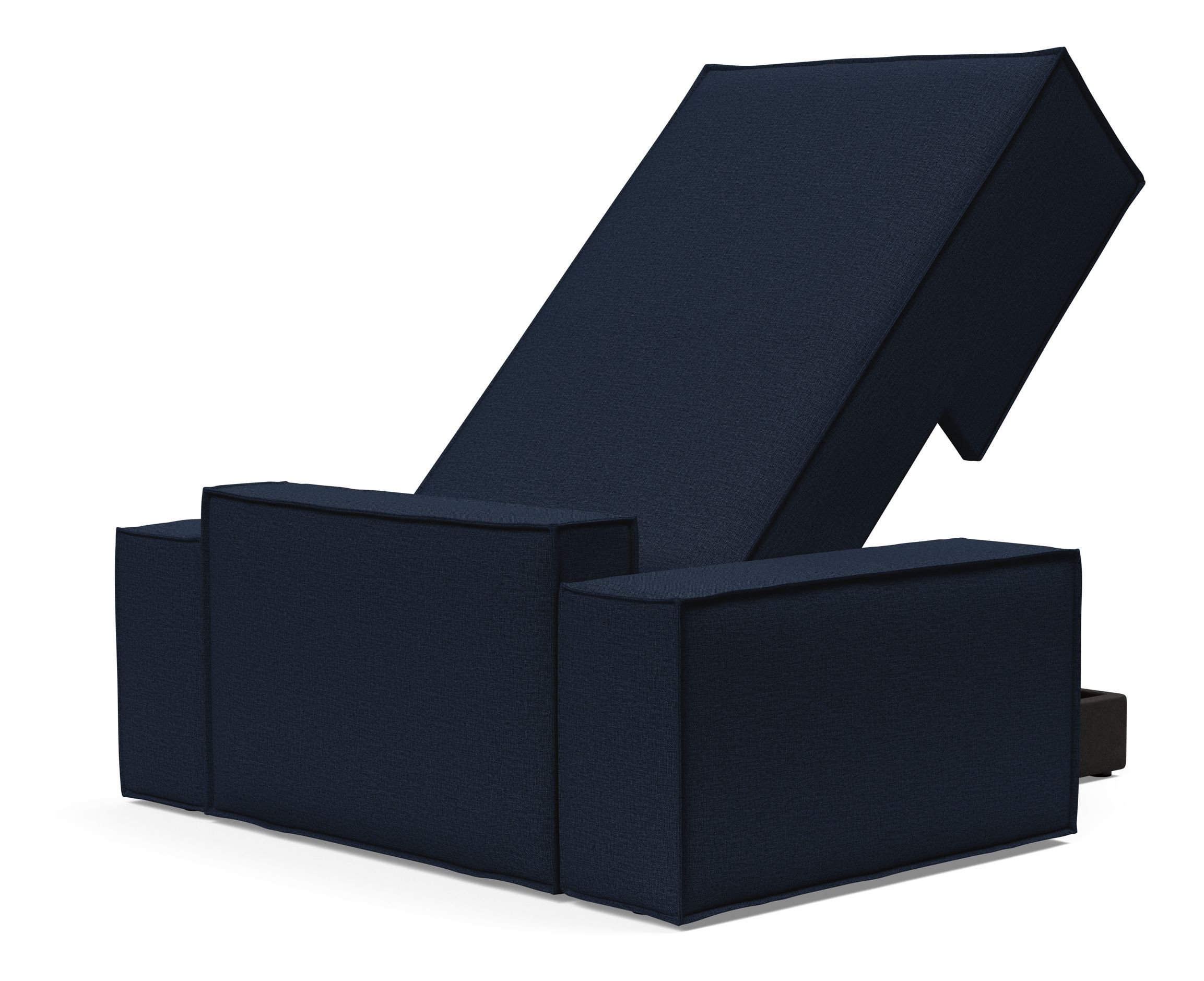 Newilla Storage Lounger Chair w/ Wide Arm Rests