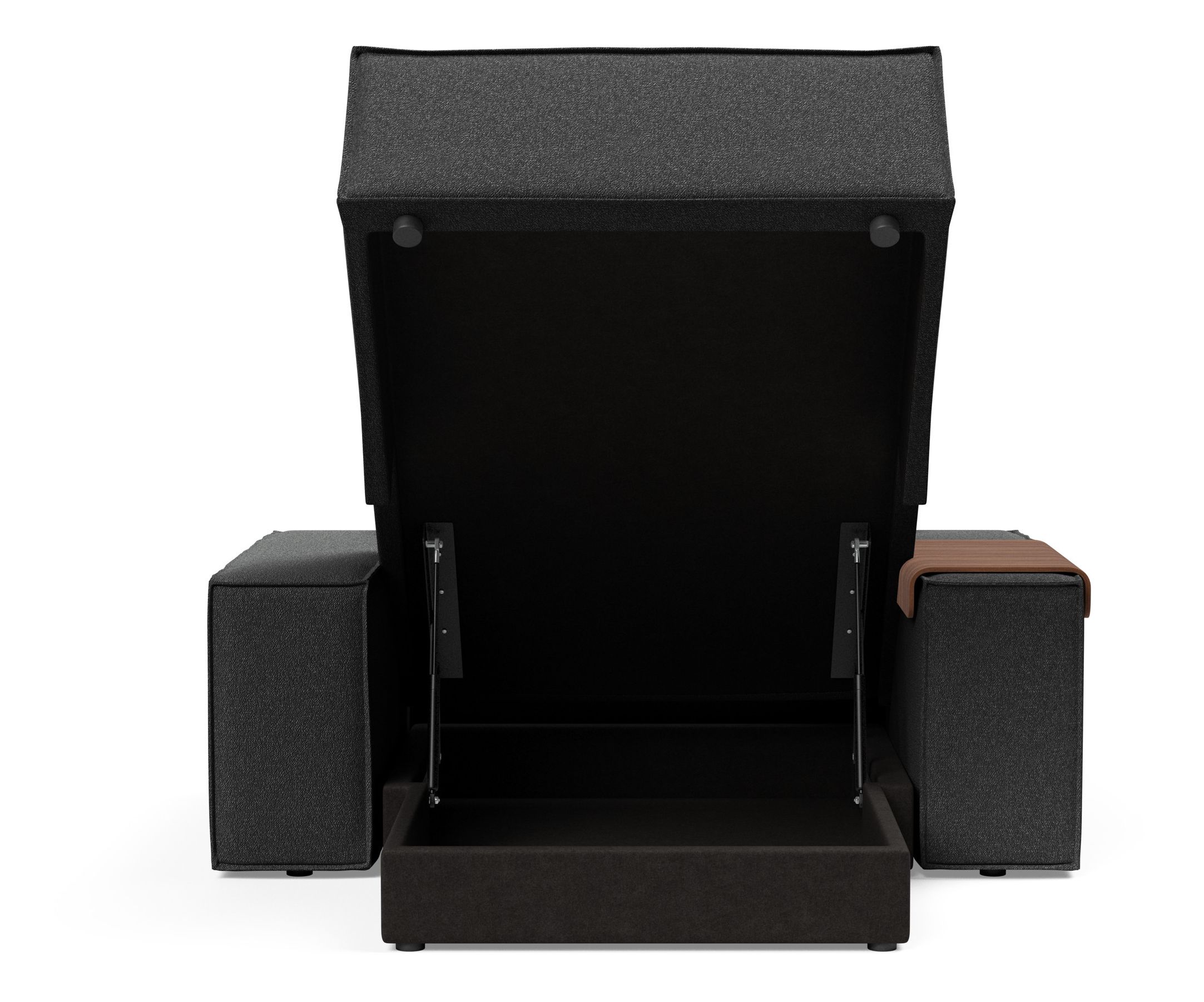 Newilla Storage Lounger Chair w/ Wide Arm Rests