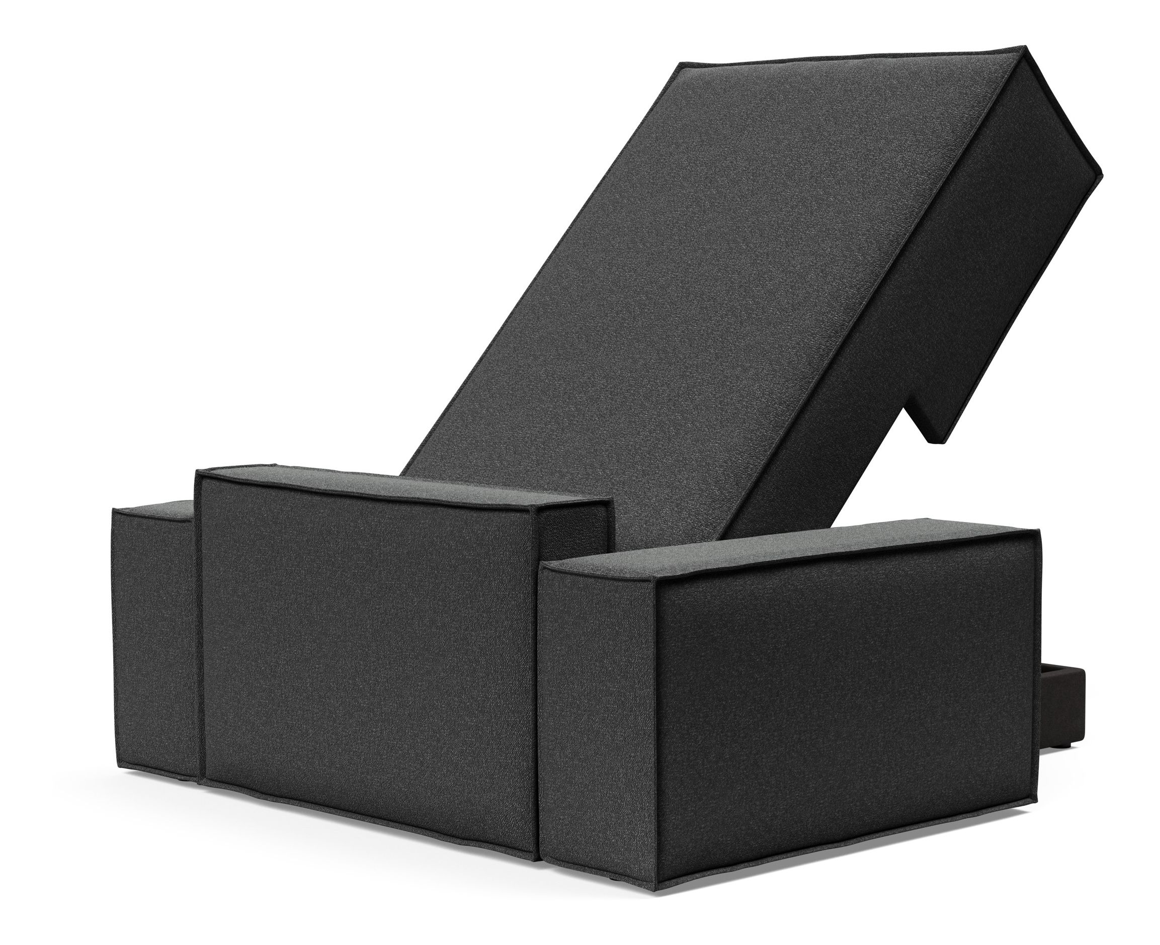 Newilla Storage Lounger Chair w/ Wide Arm Rests