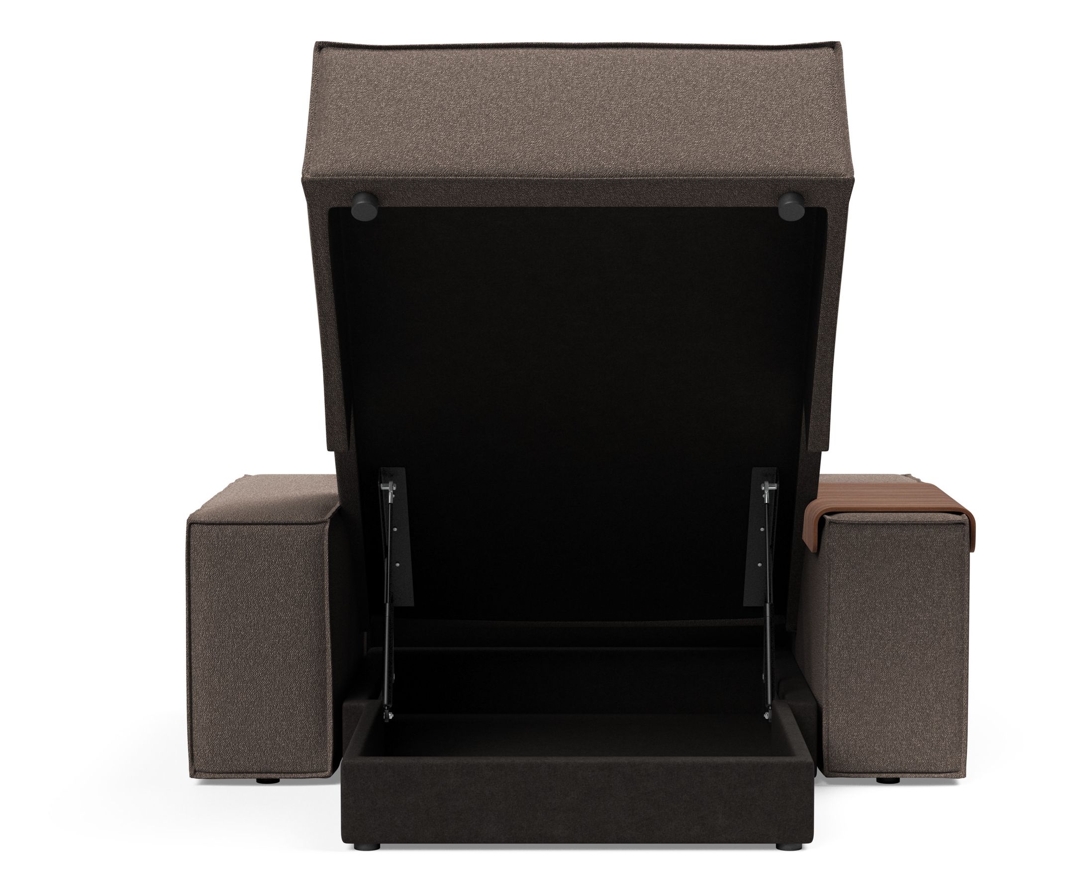 Newilla Storage Lounger Chair w/ Wide Arm Rests
