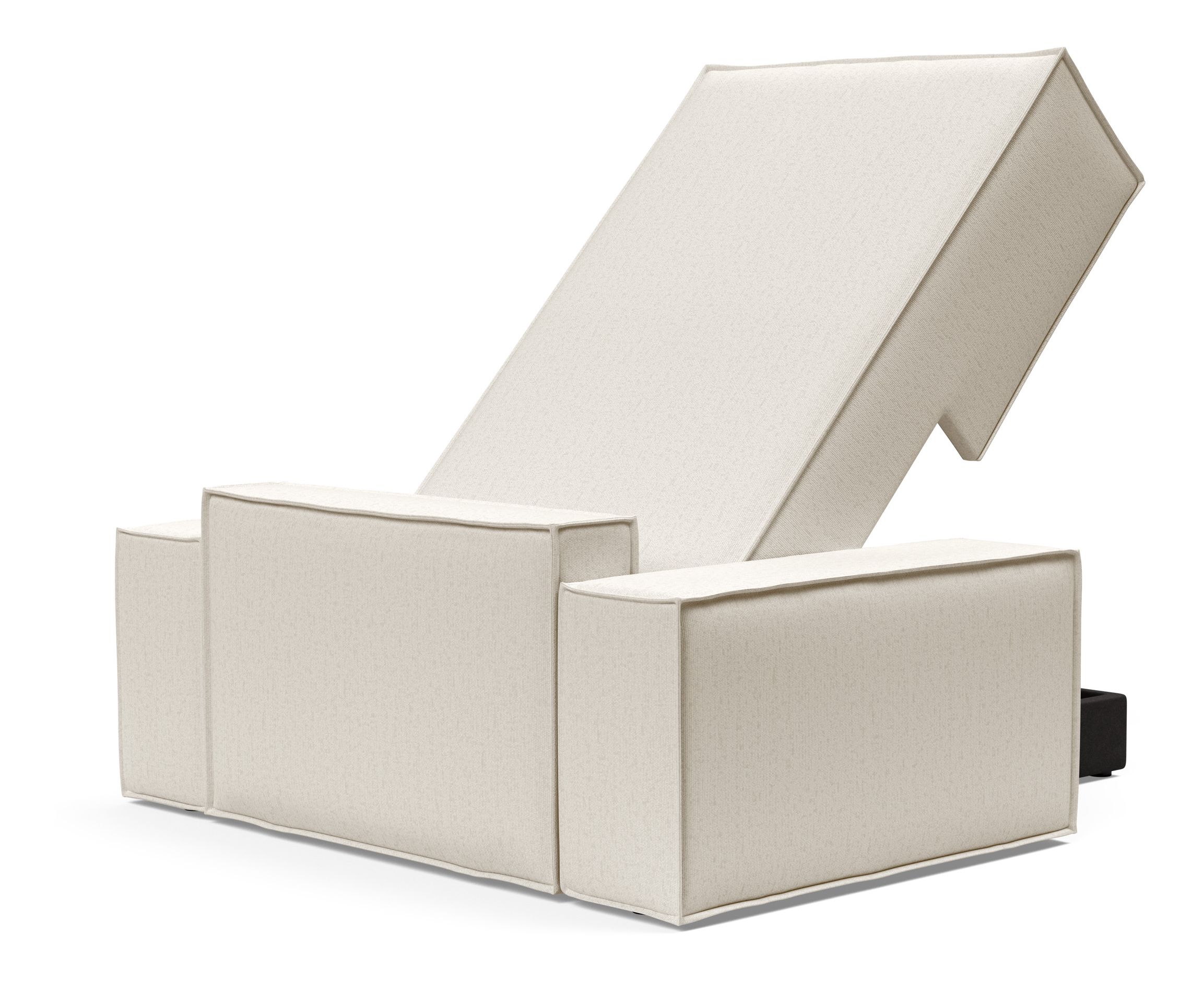 Newilla Storage Lounger Chair w/ Wide Arm Rests