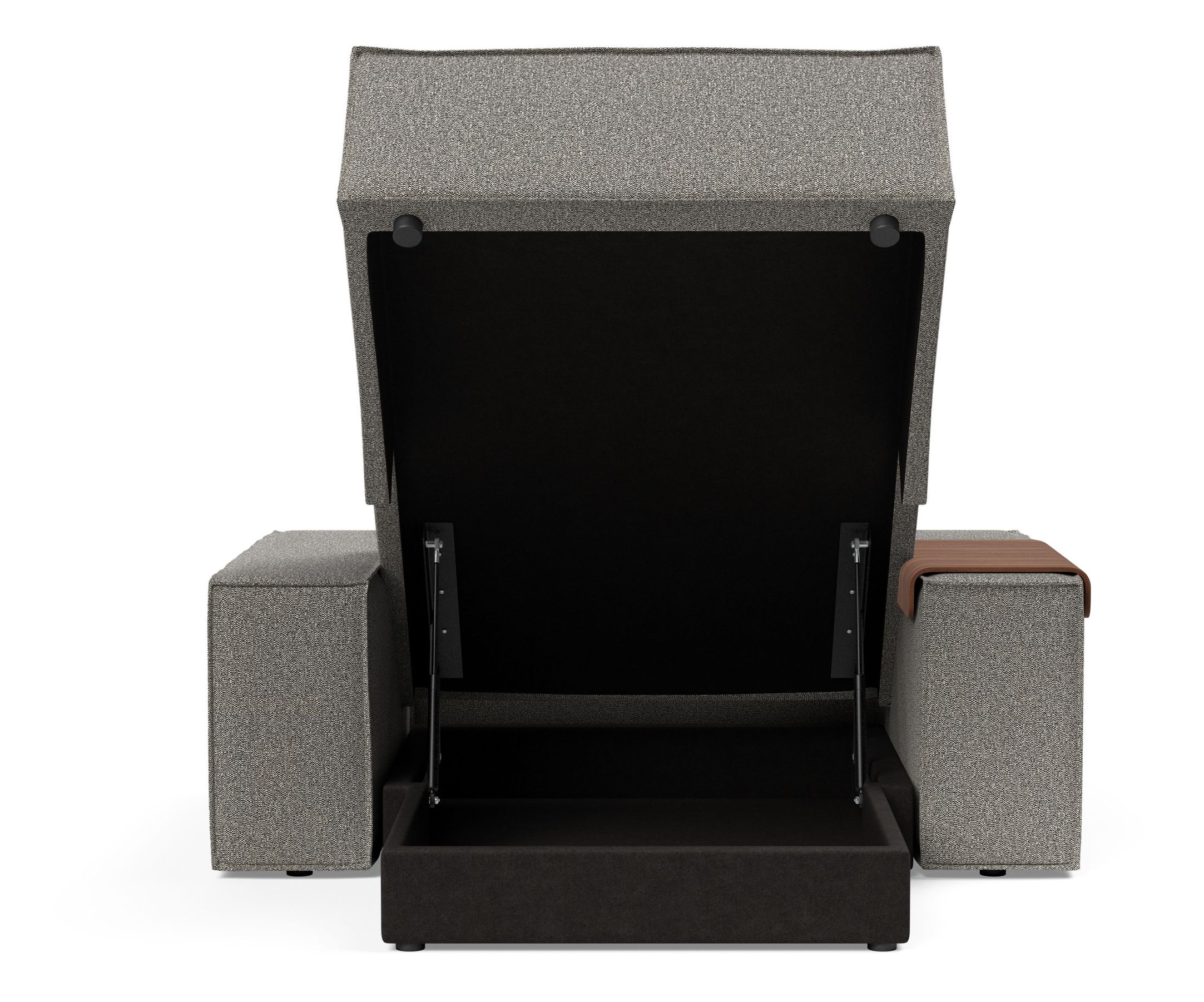 Newilla Storage Lounger Chair w/ Wide Arm Rests