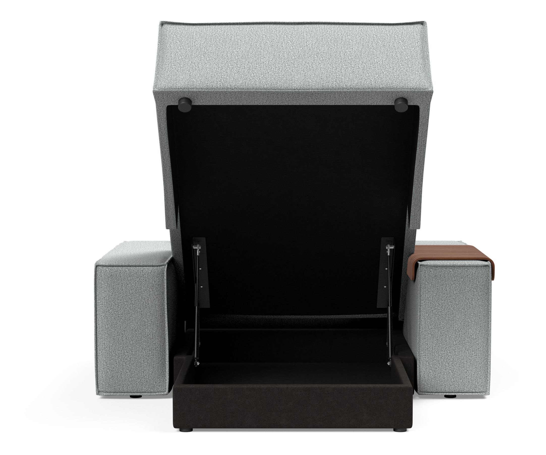 Newilla Storage Lounger Chair w/ Wide Arm Rests