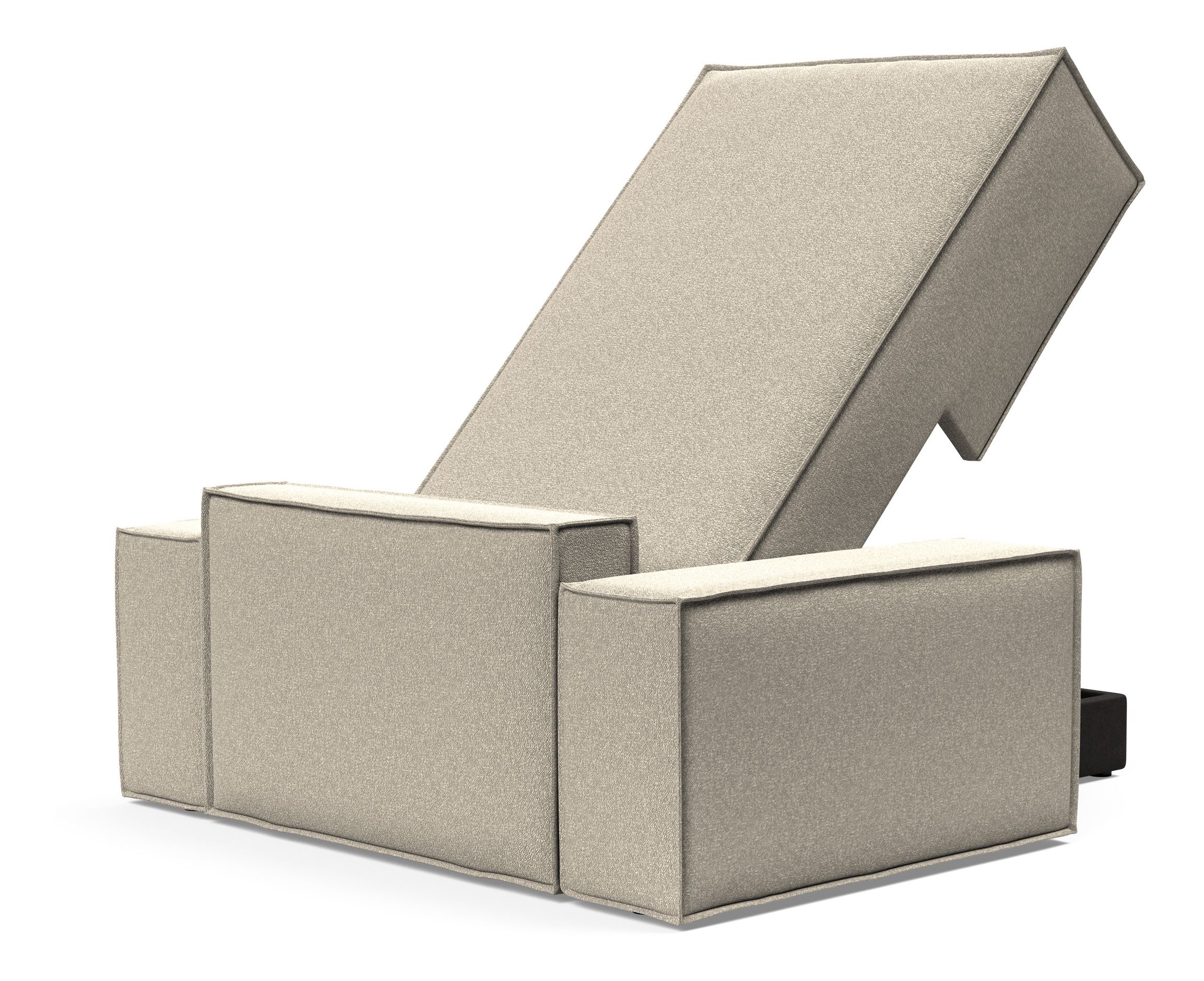 Newilla Storage Lounger Chair w/ Wide Arm Rests