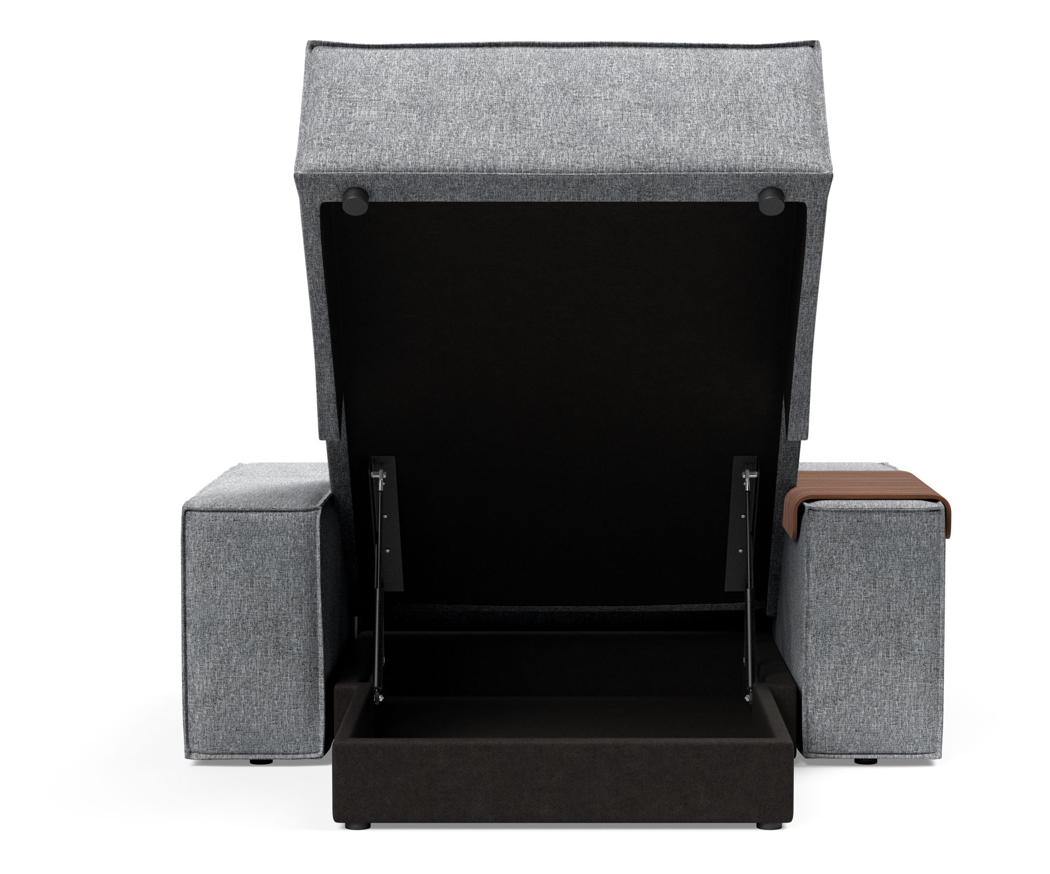 Newilla Storage Lounger Chair w/ Wide Arm Rests