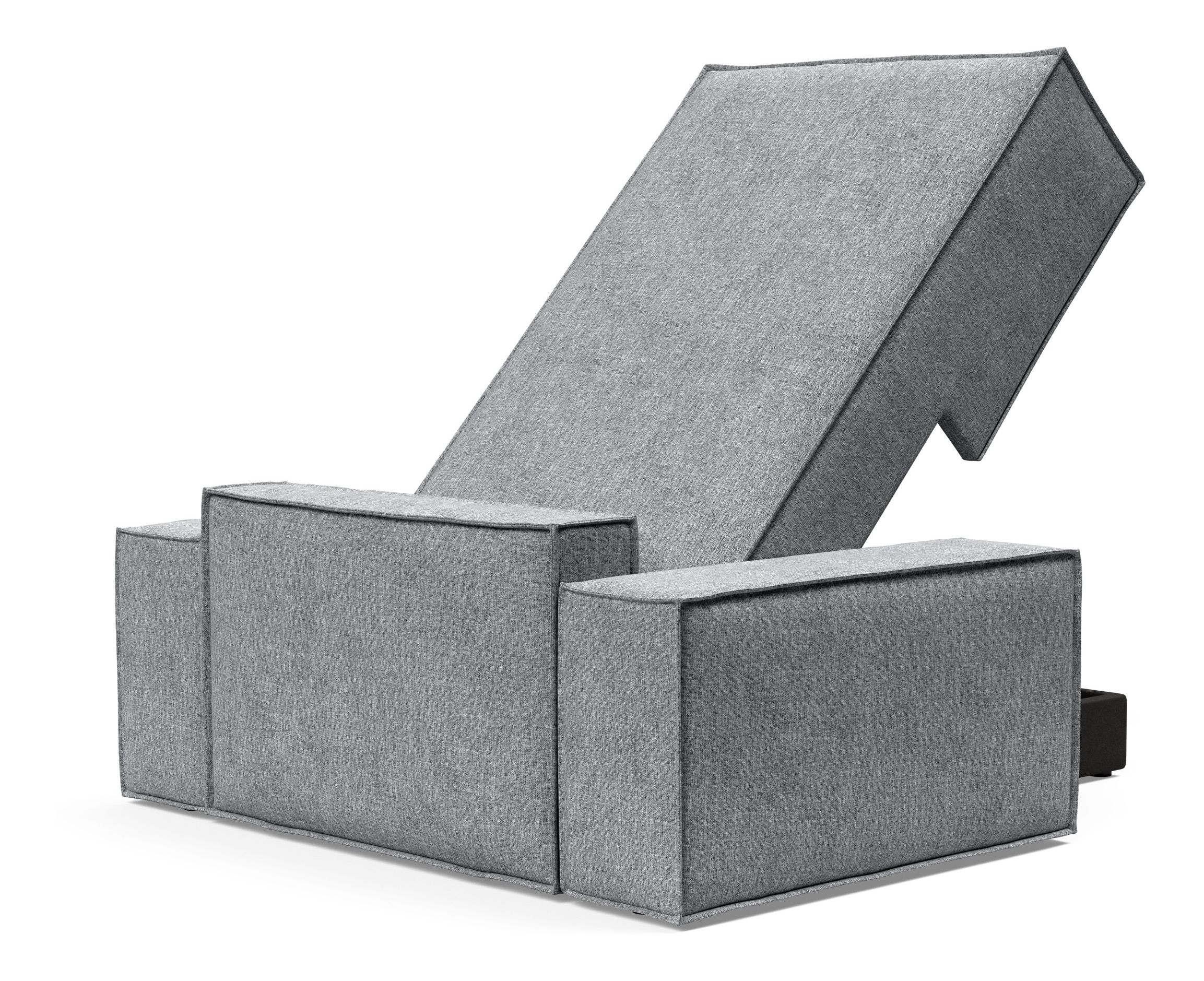 Newilla Storage Lounger Chair w/ Wide Arm Rests