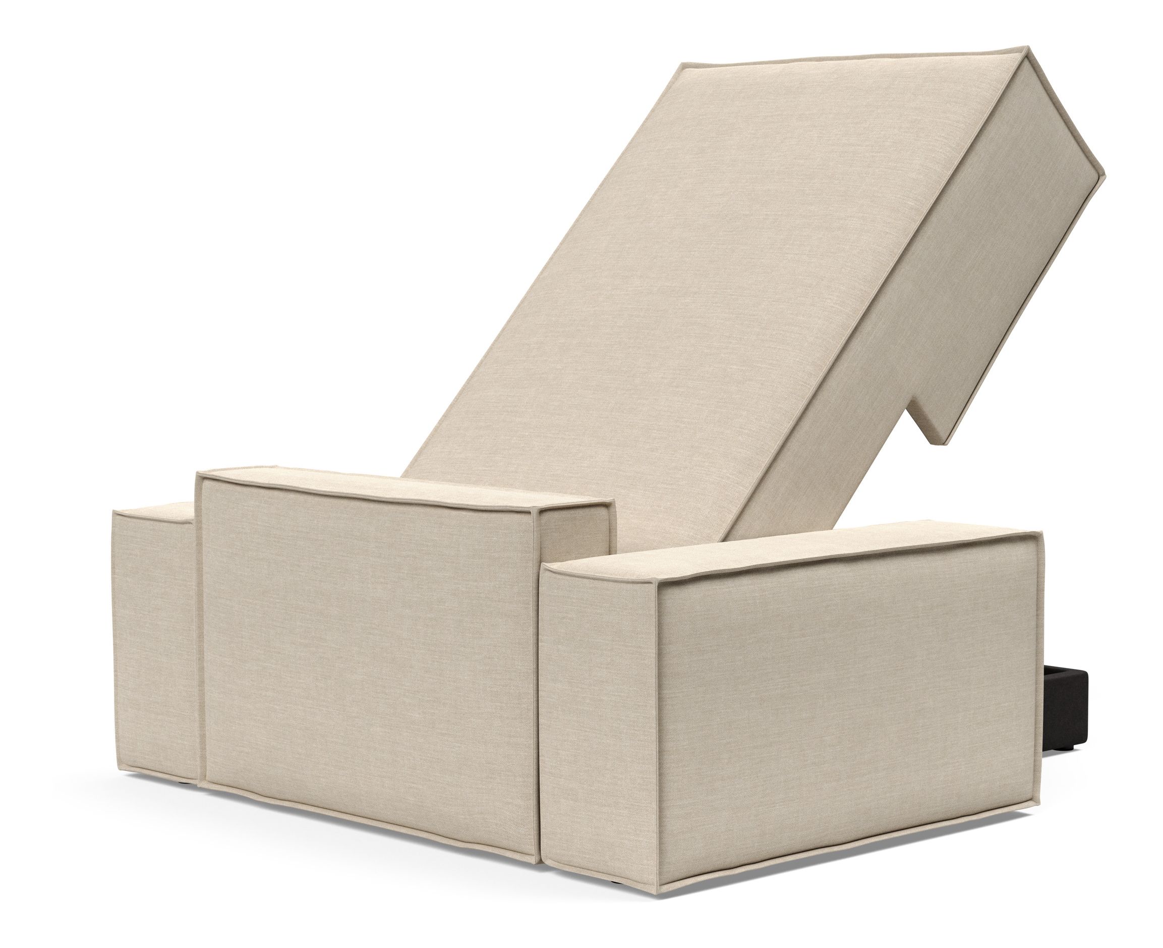 Newilla Storage Lounger Chair w/ Wide Arm Rests