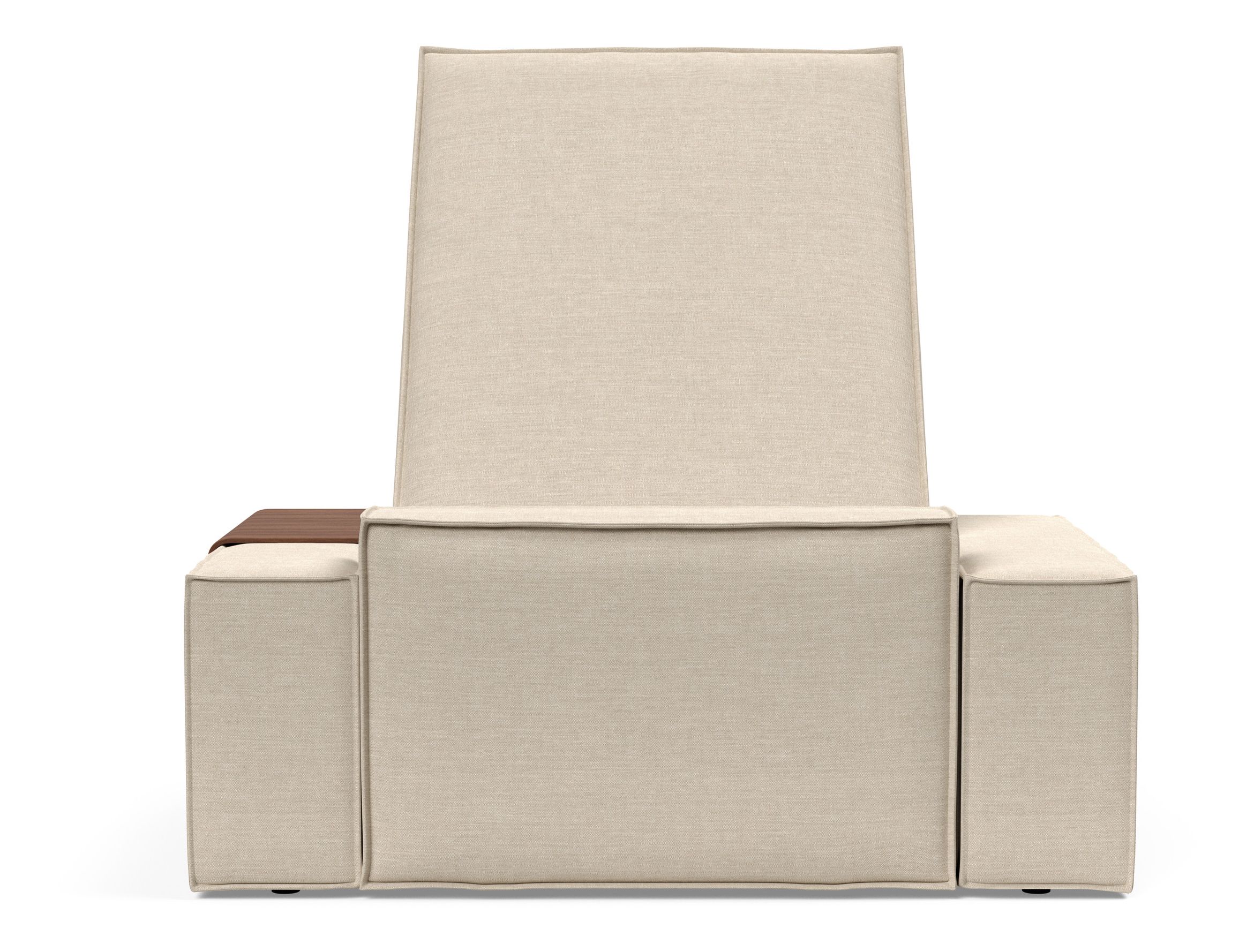 Newilla Storage Lounger Chair w/ Wide Arm Rests