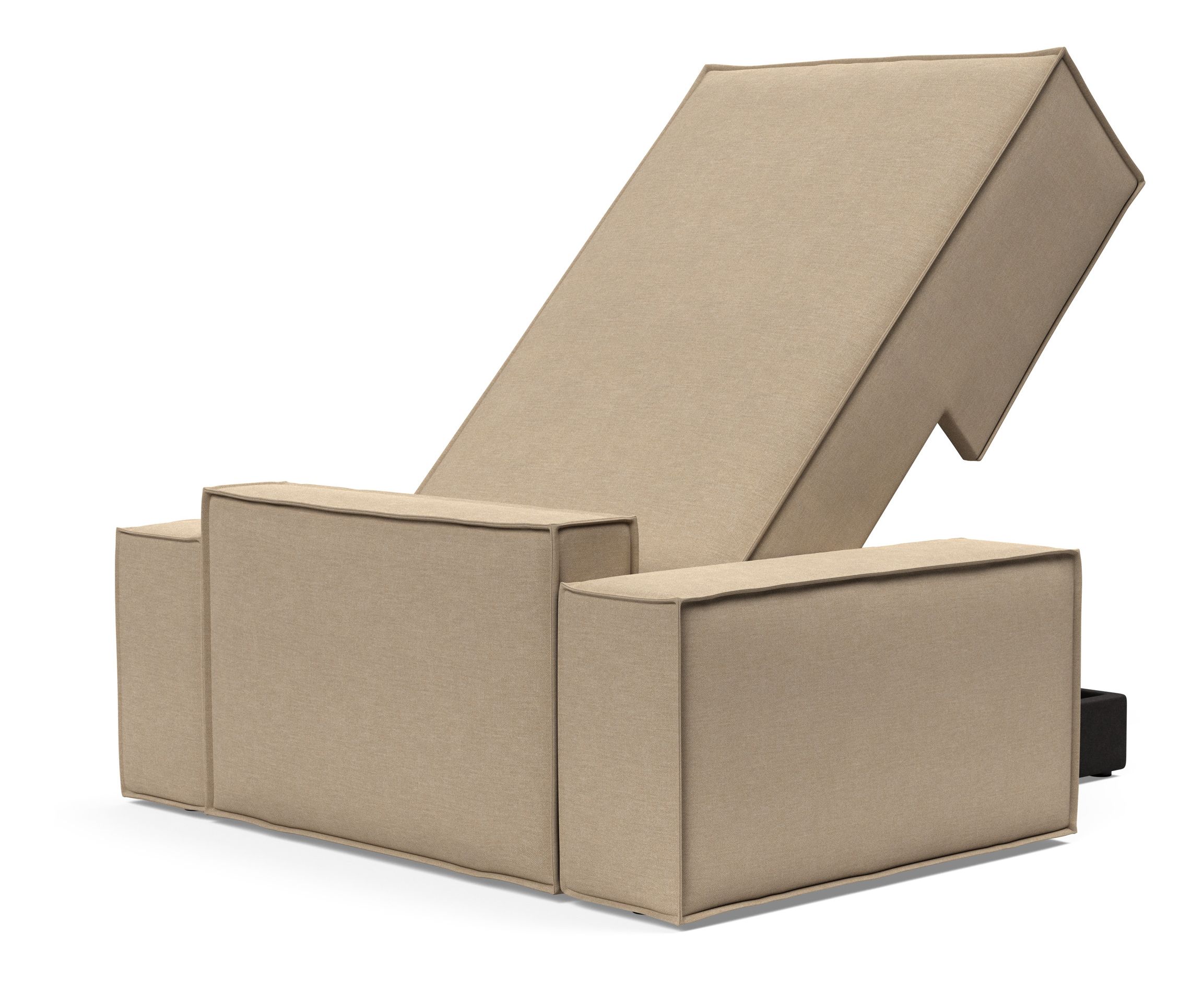 Newilla Storage Lounger Chair w/ Wide Arm Rests