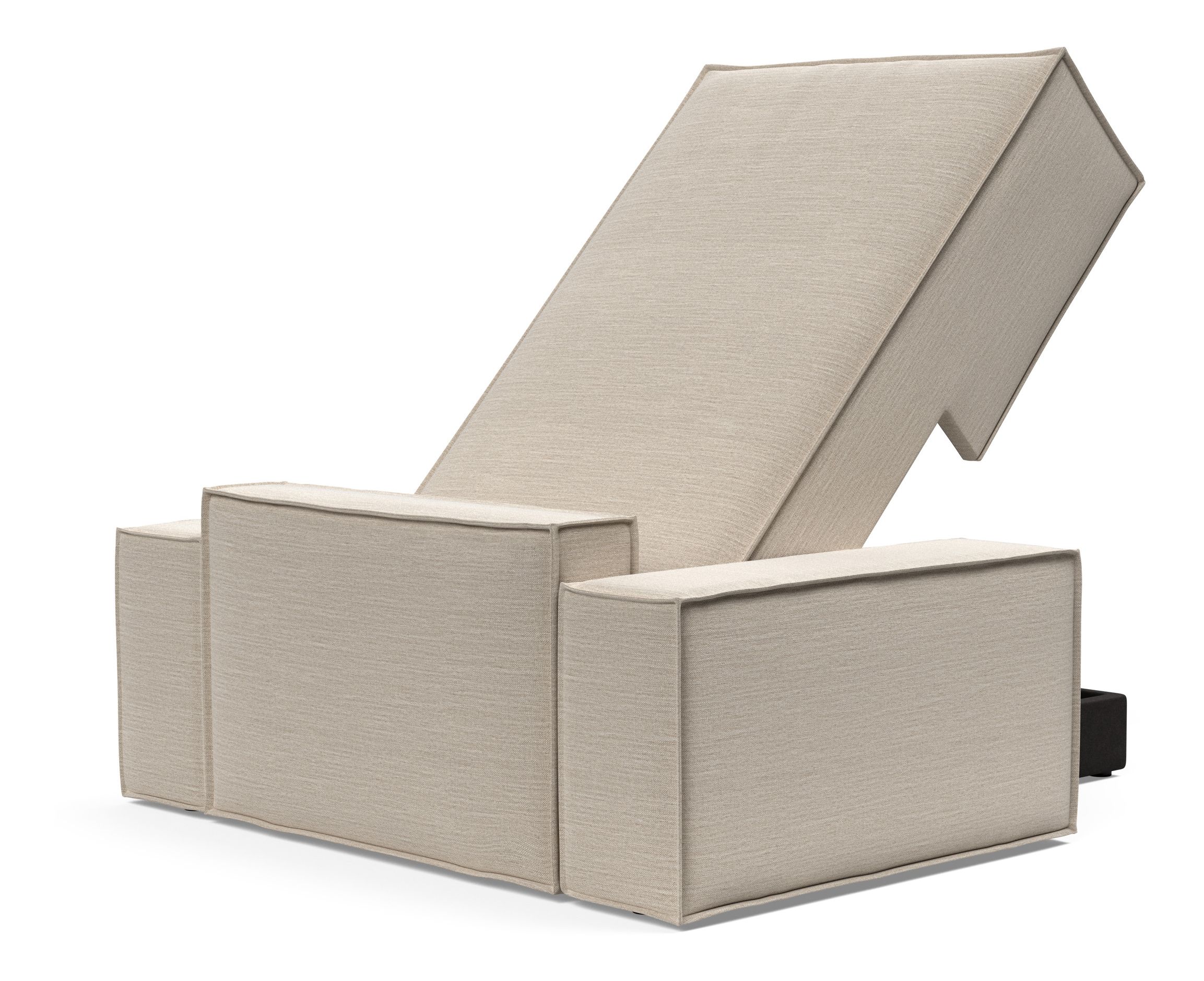 Newilla Storage Lounger Chair w/ Wide Arm Rests