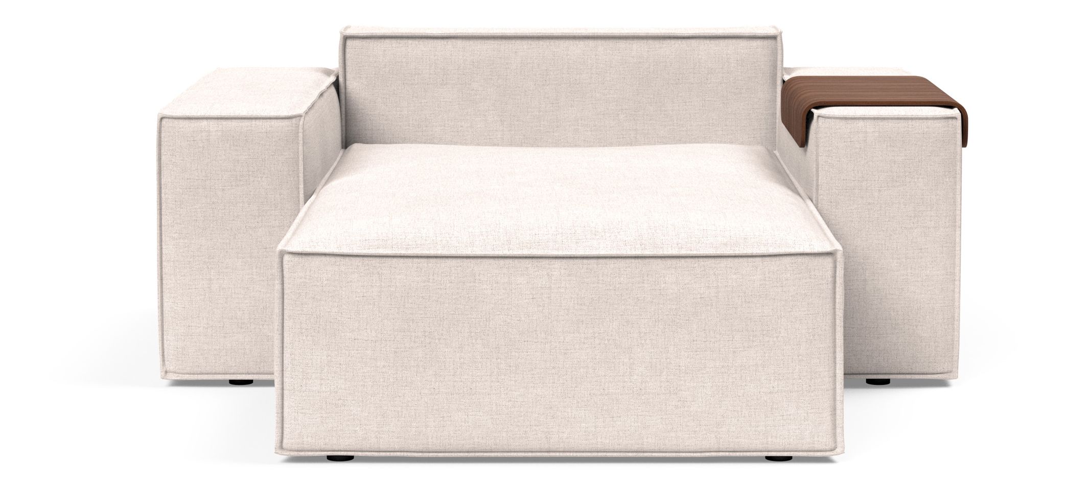Newilla Storage Lounger Chair w/ Wide Arm Rests
