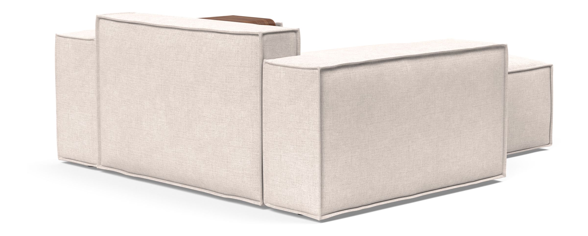 Newilla Storage Lounger Chair w/ Wide Arm Rests