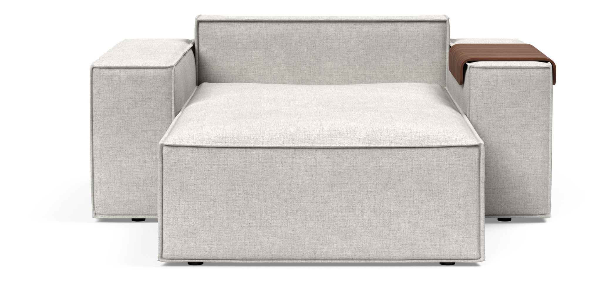 Newilla Storage Lounger Chair w/ Wide Arm Rests
