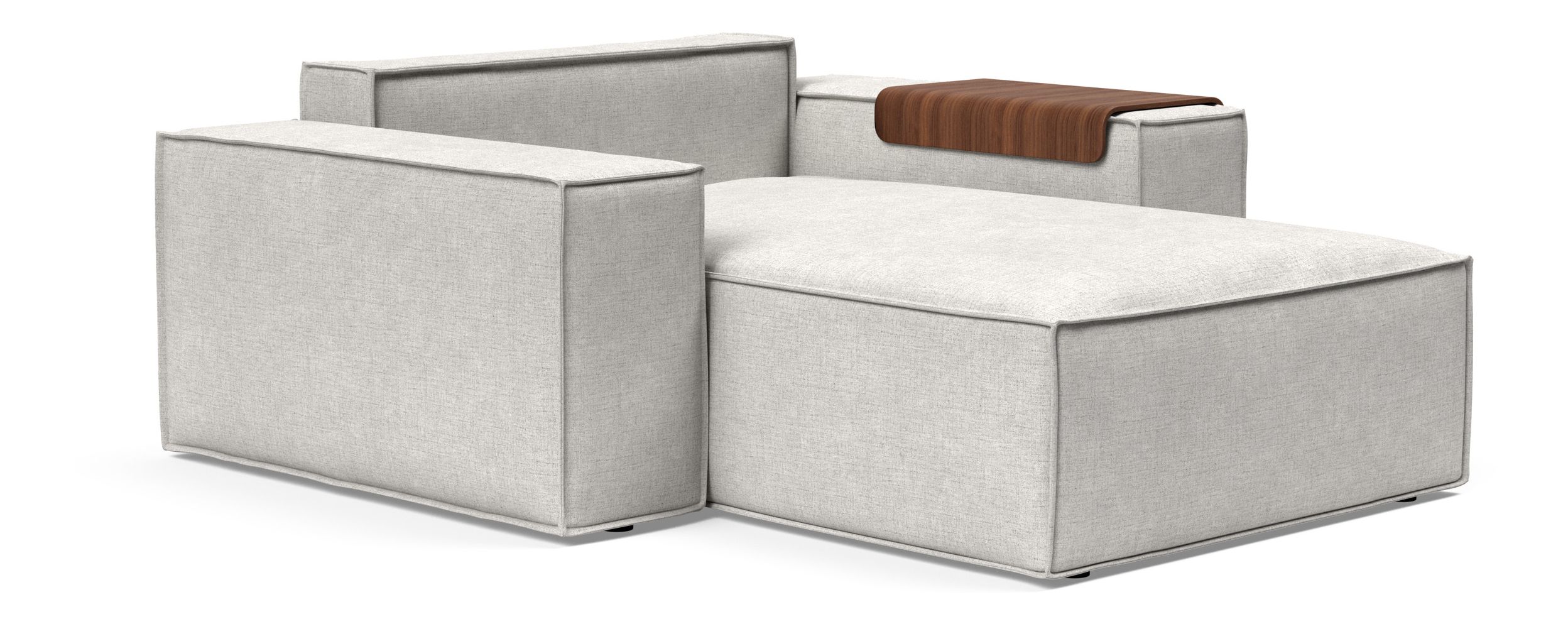 Newilla Storage Lounger Chair w/ Wide Arm Rests