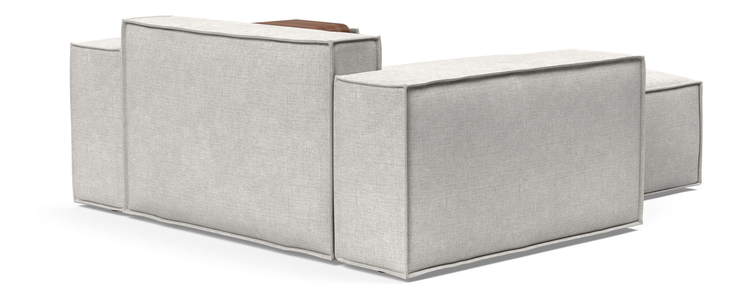 Newilla Storage Lounger Chair w/ Wide Arm Rests