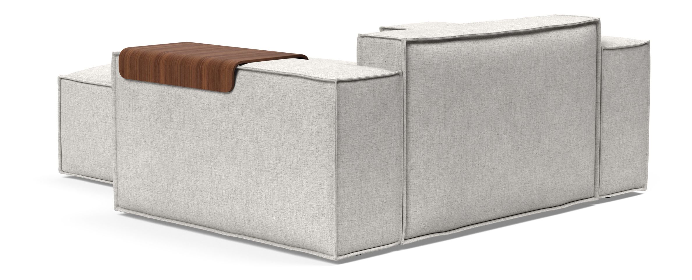 Newilla Storage Lounger Chair w/ Wide Arm Rests