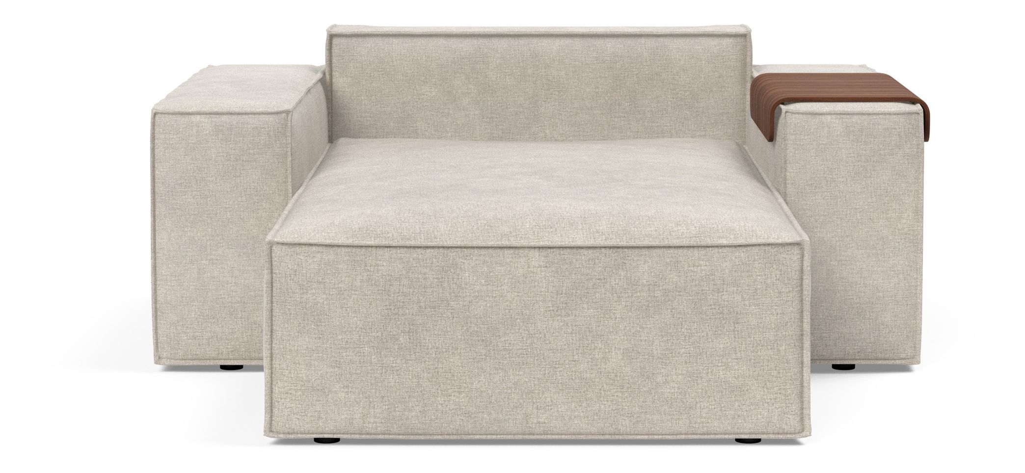 Newilla Storage Lounger Chair w/ Wide Arm Rests