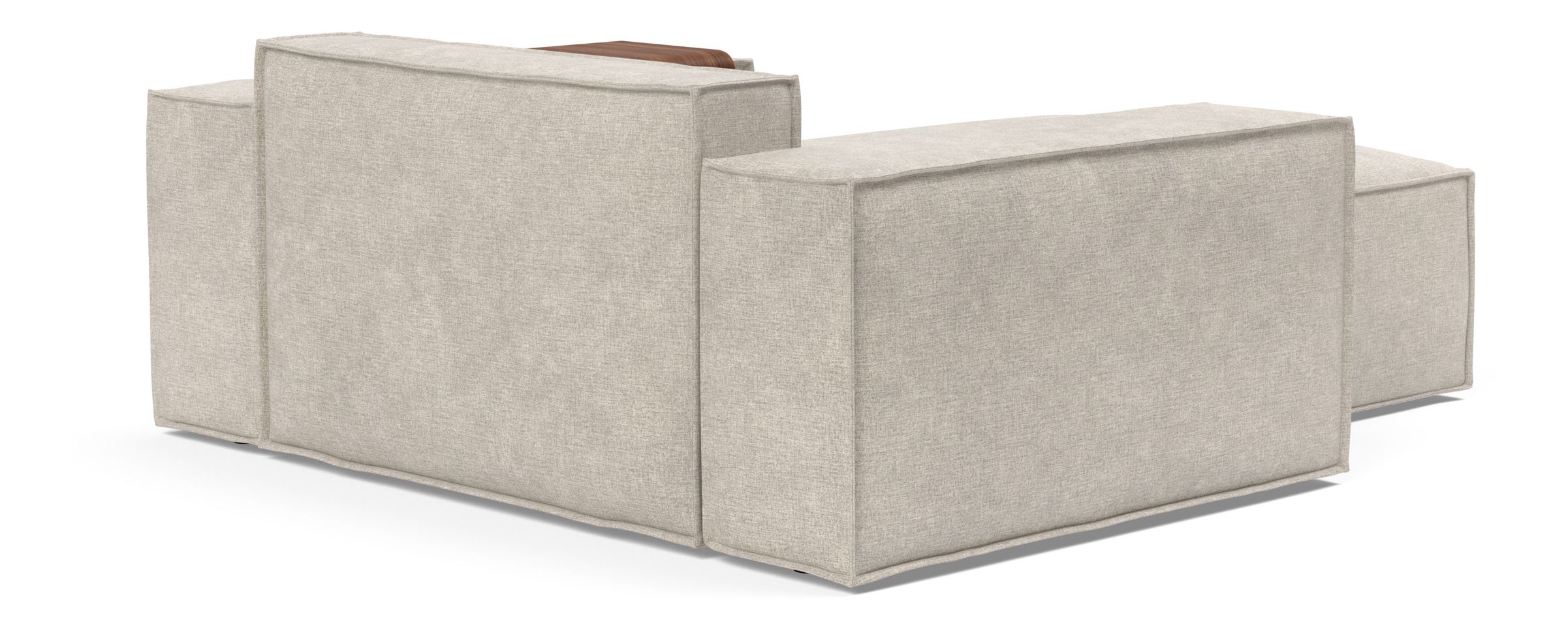 Newilla Storage Lounger Chair w/ Wide Arm Rests