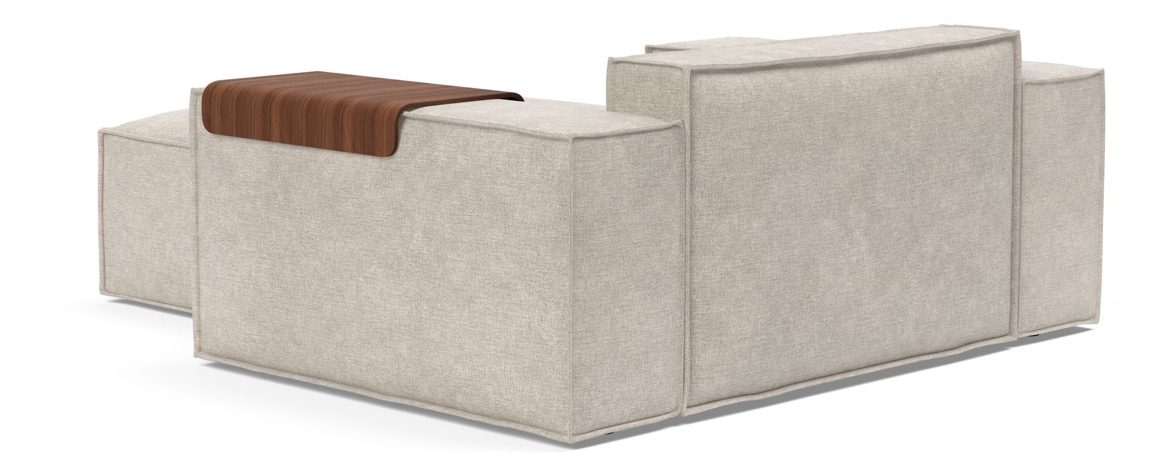 Newilla Storage Lounger Chair w/ Wide Arm Rests