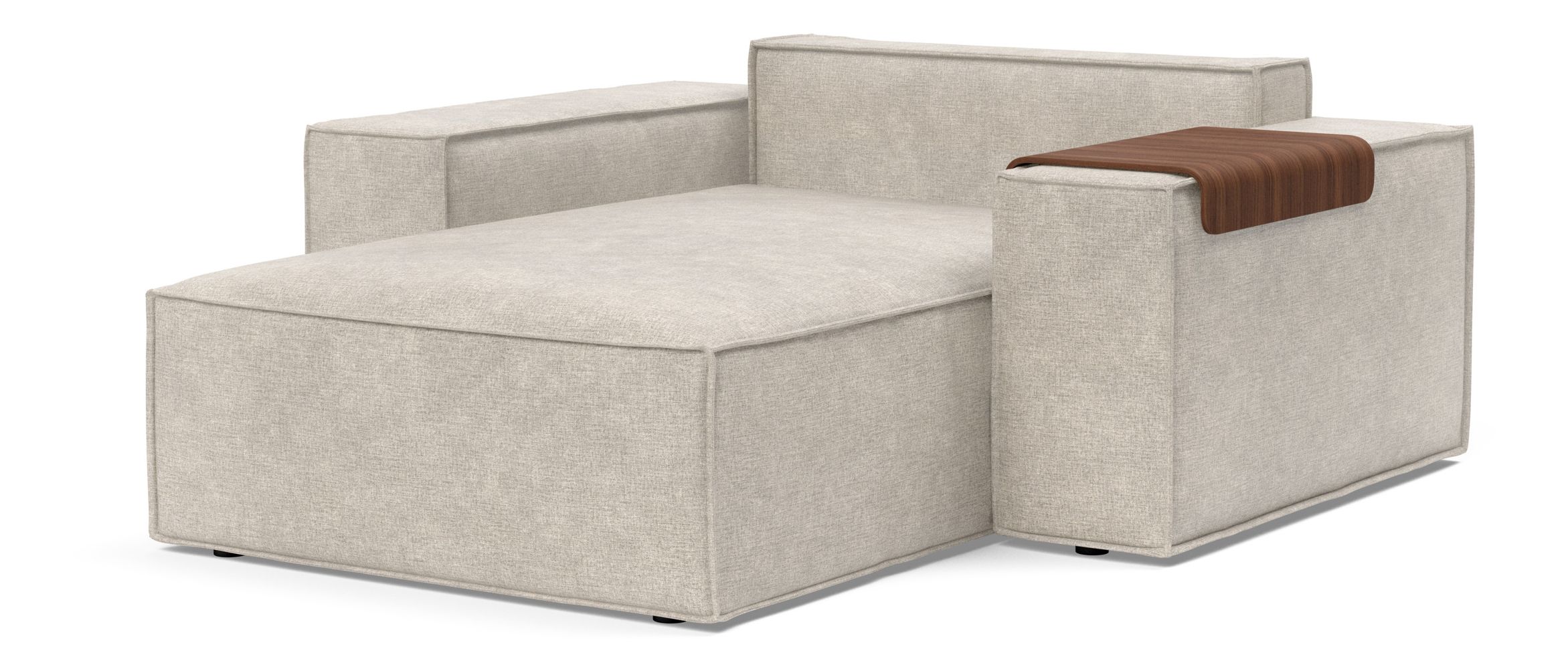 Newilla Storage Lounger Chair w/ Wide Arm Rests