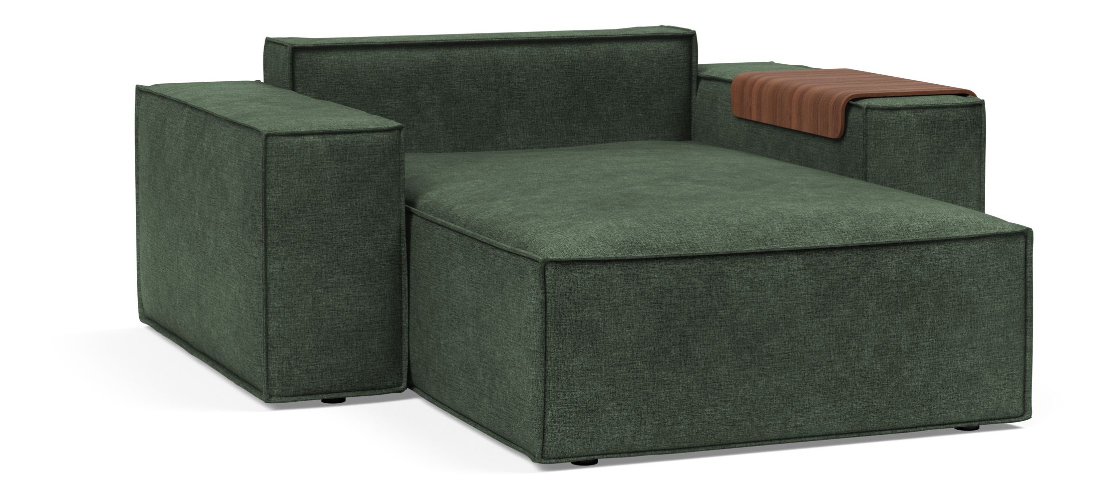 Newilla Storage Lounger Chair w/ Wide Arm Rests