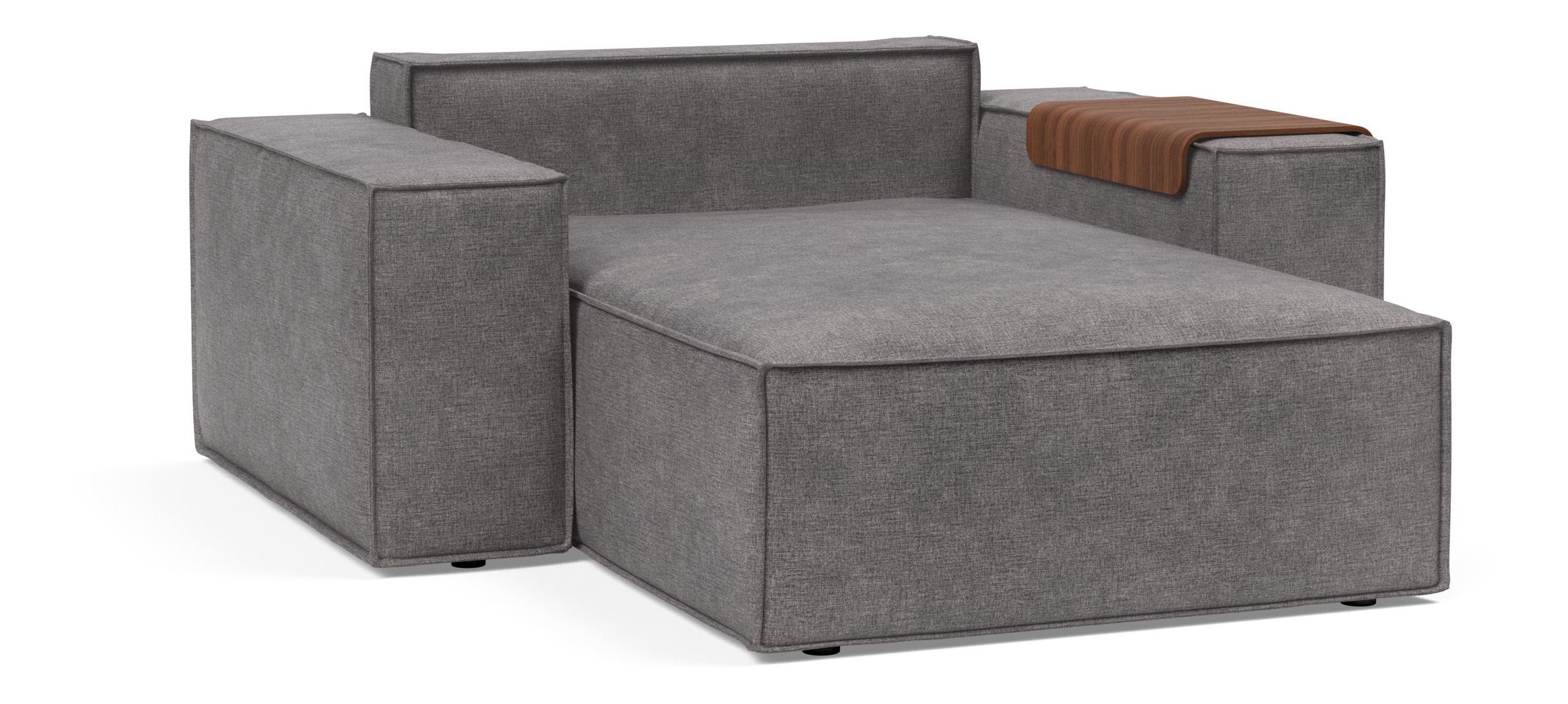 Newilla Storage Lounger Chair w/ Wide Arm Rests