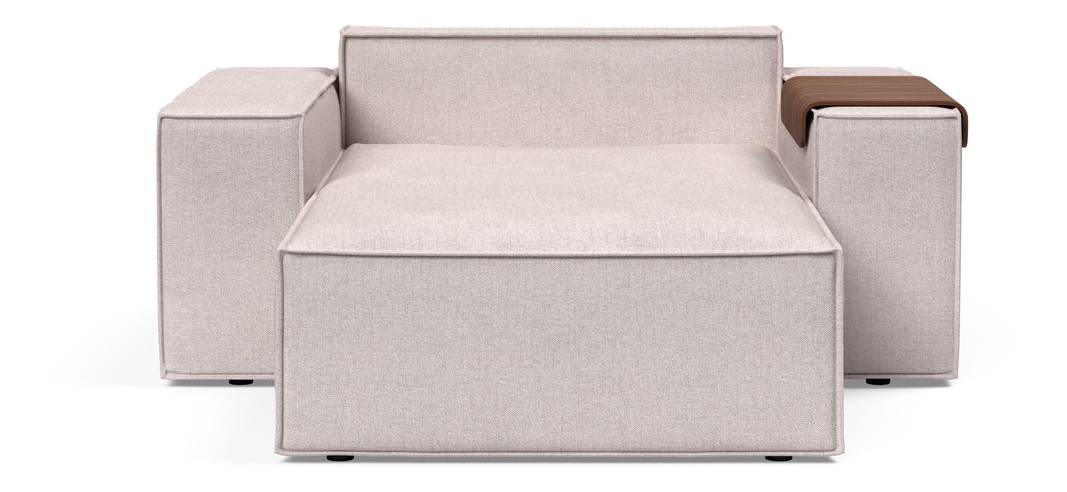 Newilla Storage Lounger Chair w/ Wide Arm Rests