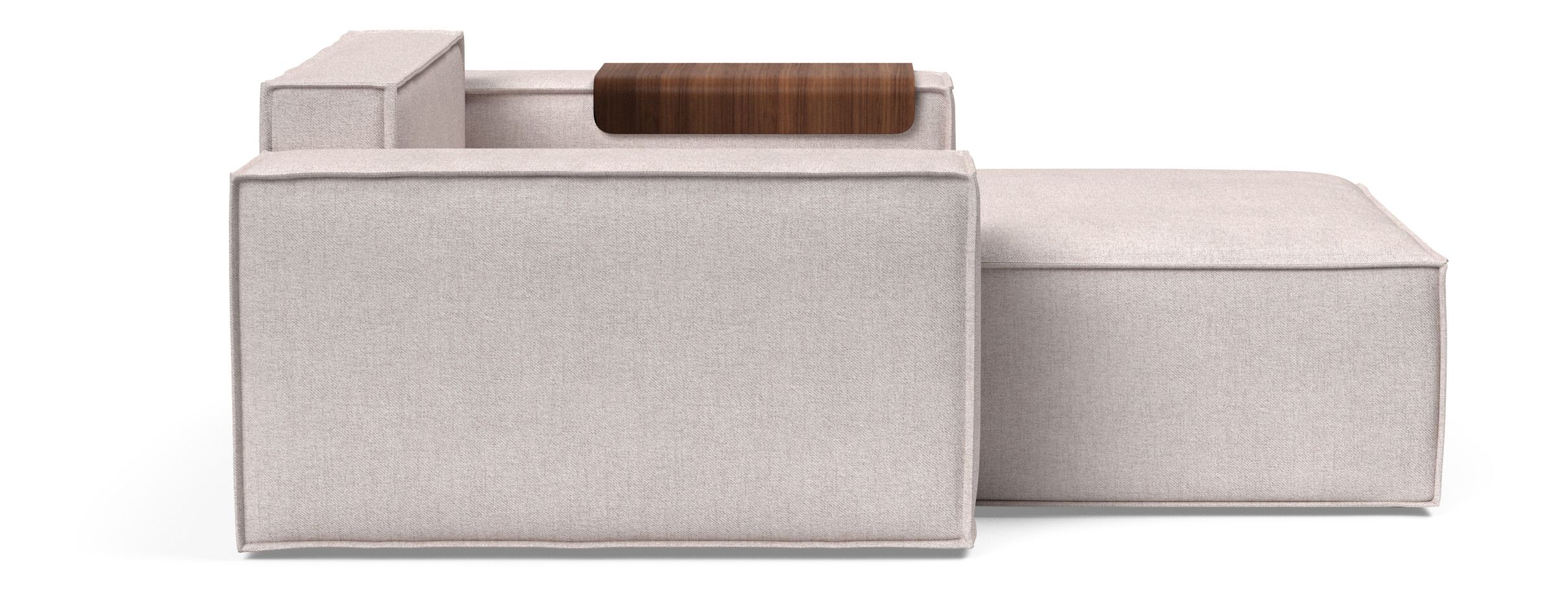 Newilla Storage Lounger Chair w/ Wide Arm Rests