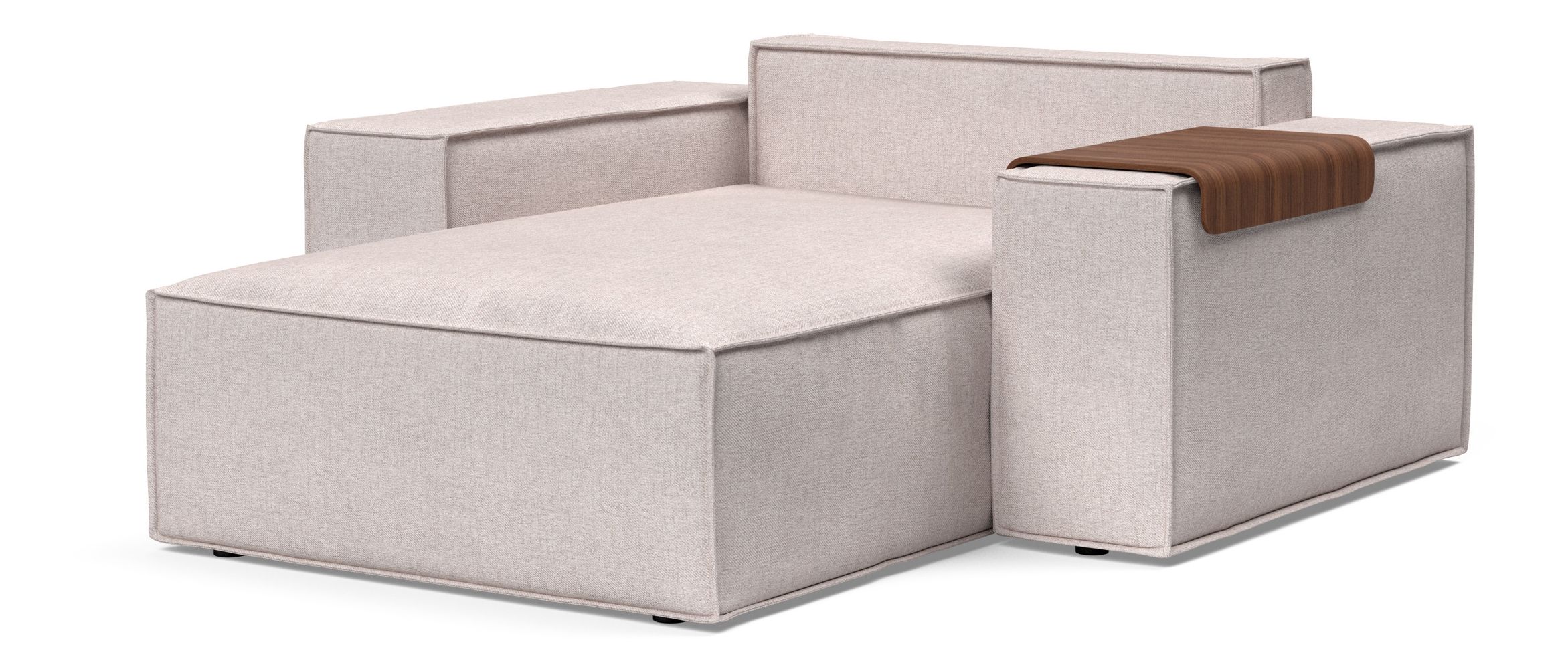 Newilla Storage Lounger Chair w/ Wide Arm Rests