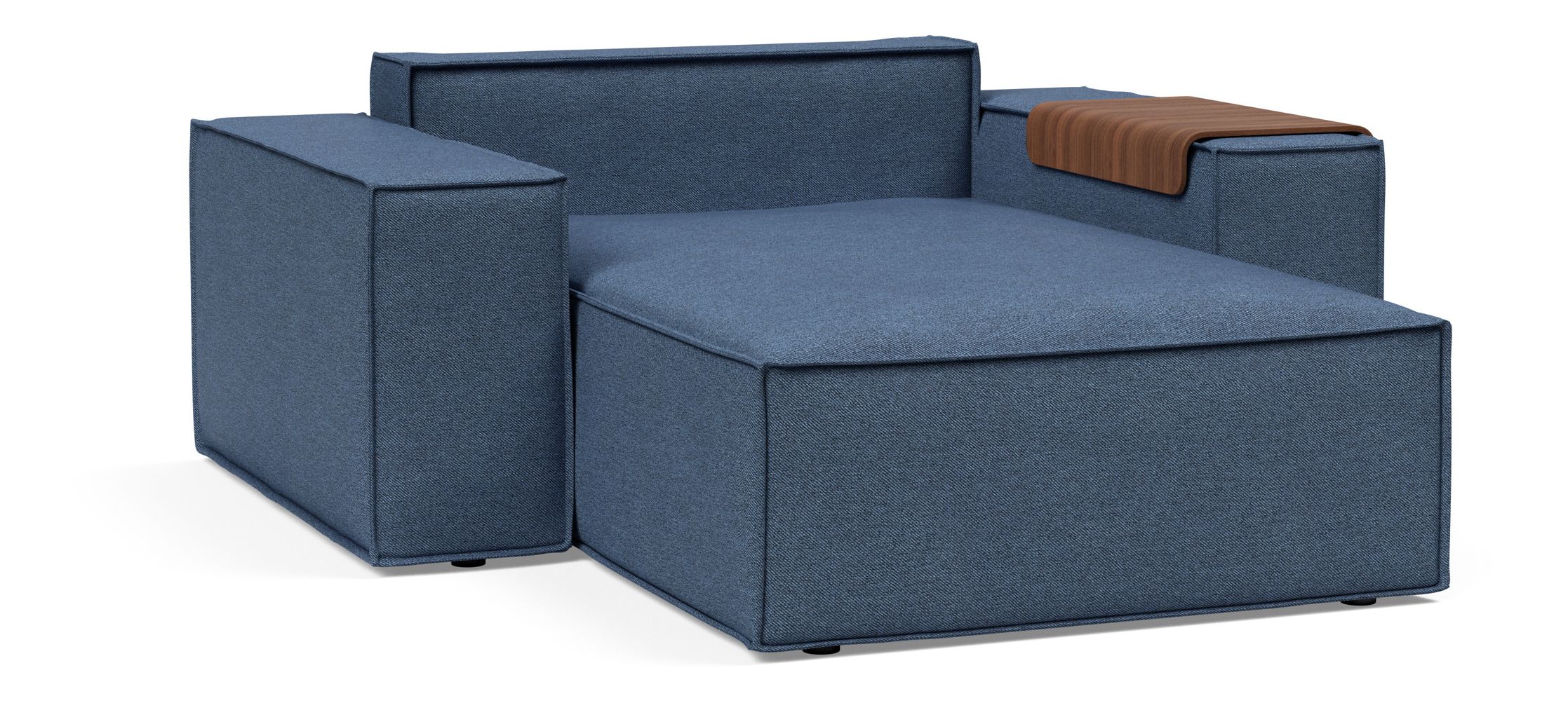 Newilla Storage Lounger Chair w/ Wide Arm Rests