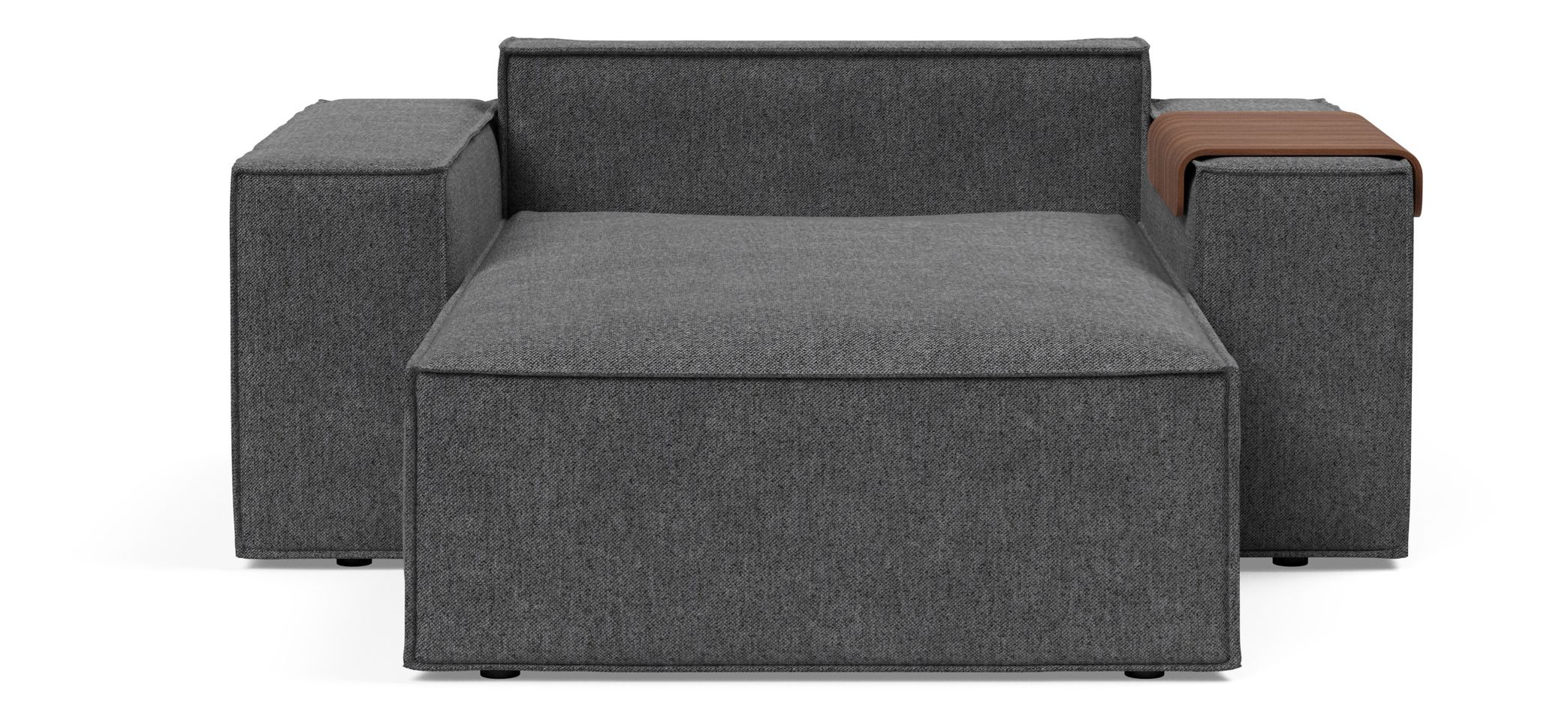 Newilla Storage Lounger Chair w/ Wide Arm Rests