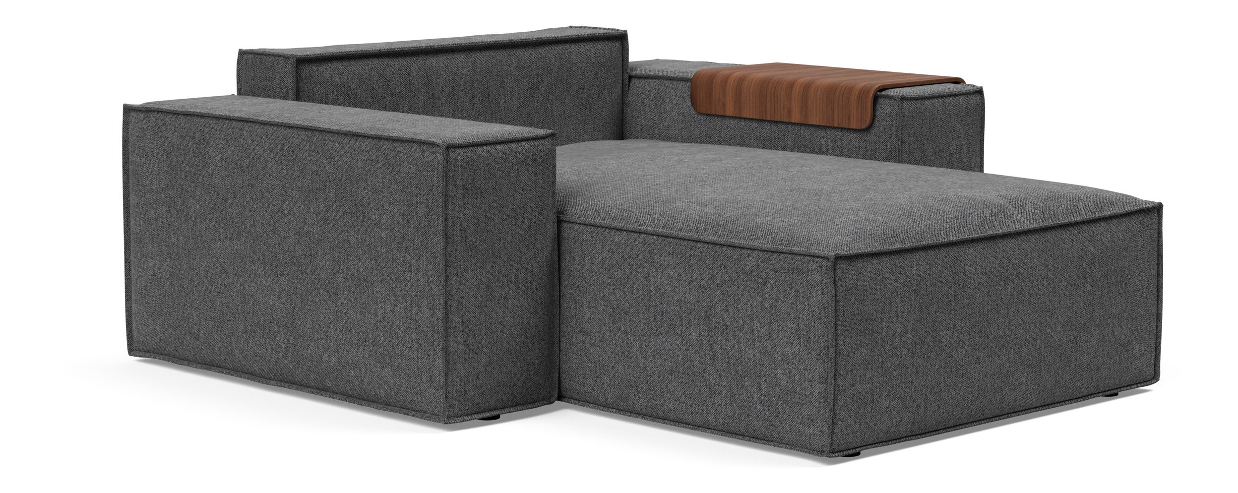 Newilla Storage Lounger Chair w/ Wide Arm Rests