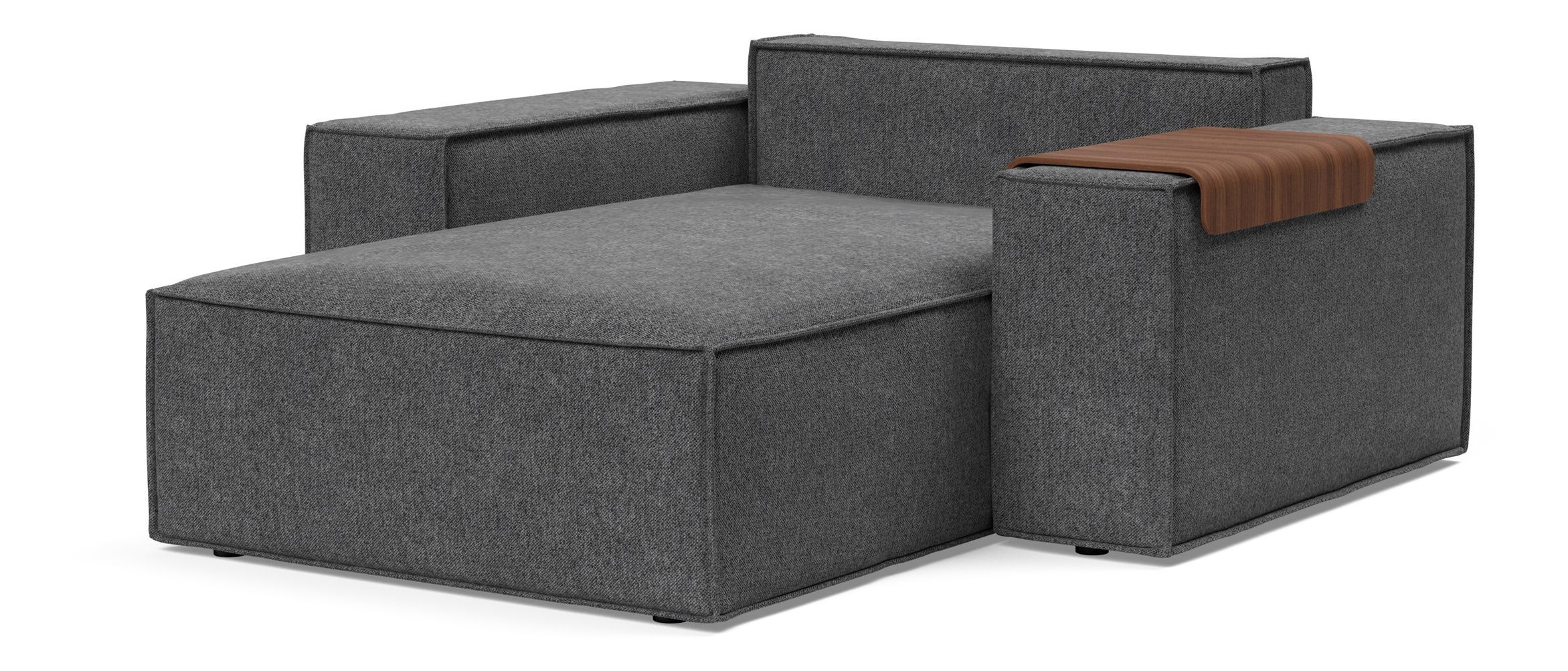 Newilla Storage Lounger Chair w/ Wide Arm Rests