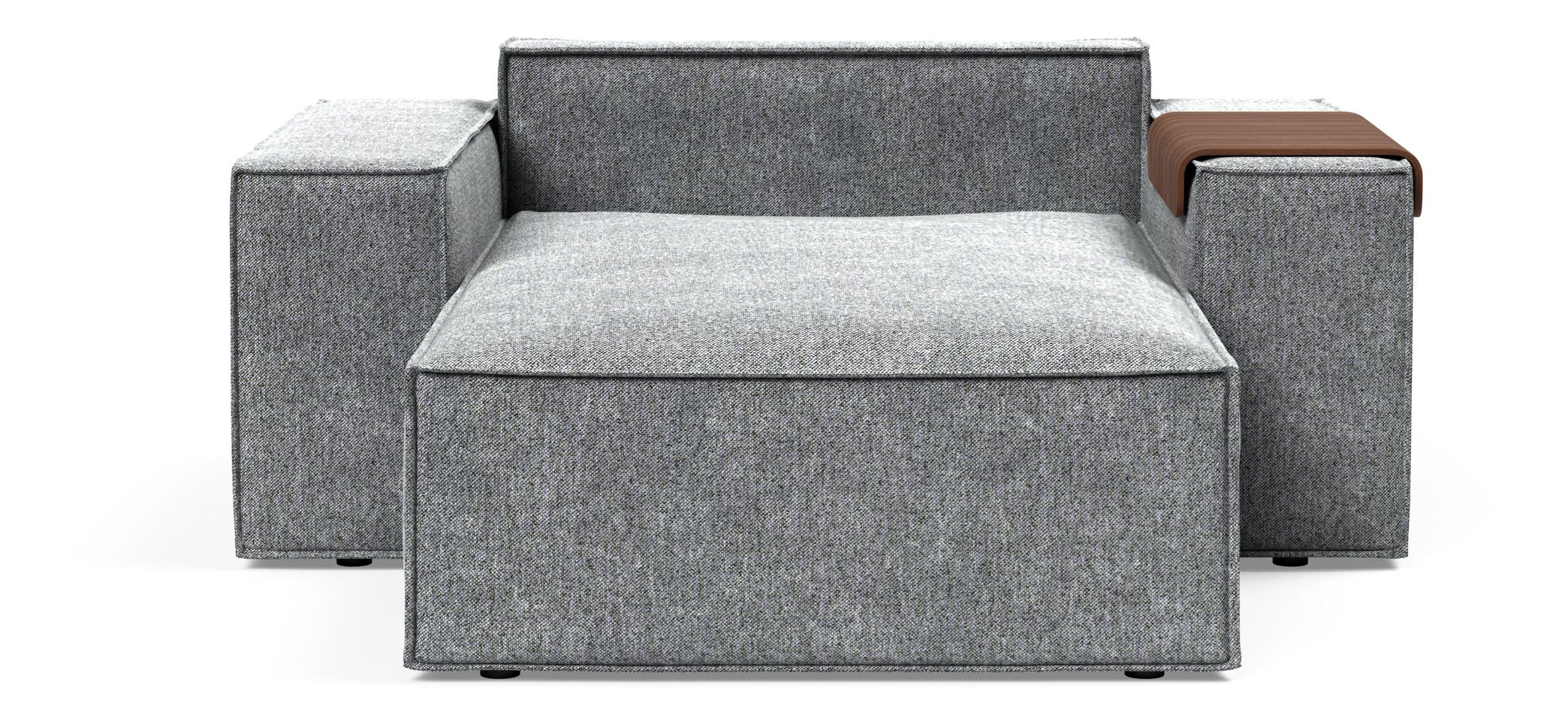 Newilla Storage Lounger Chair w/ Wide Arm Rests