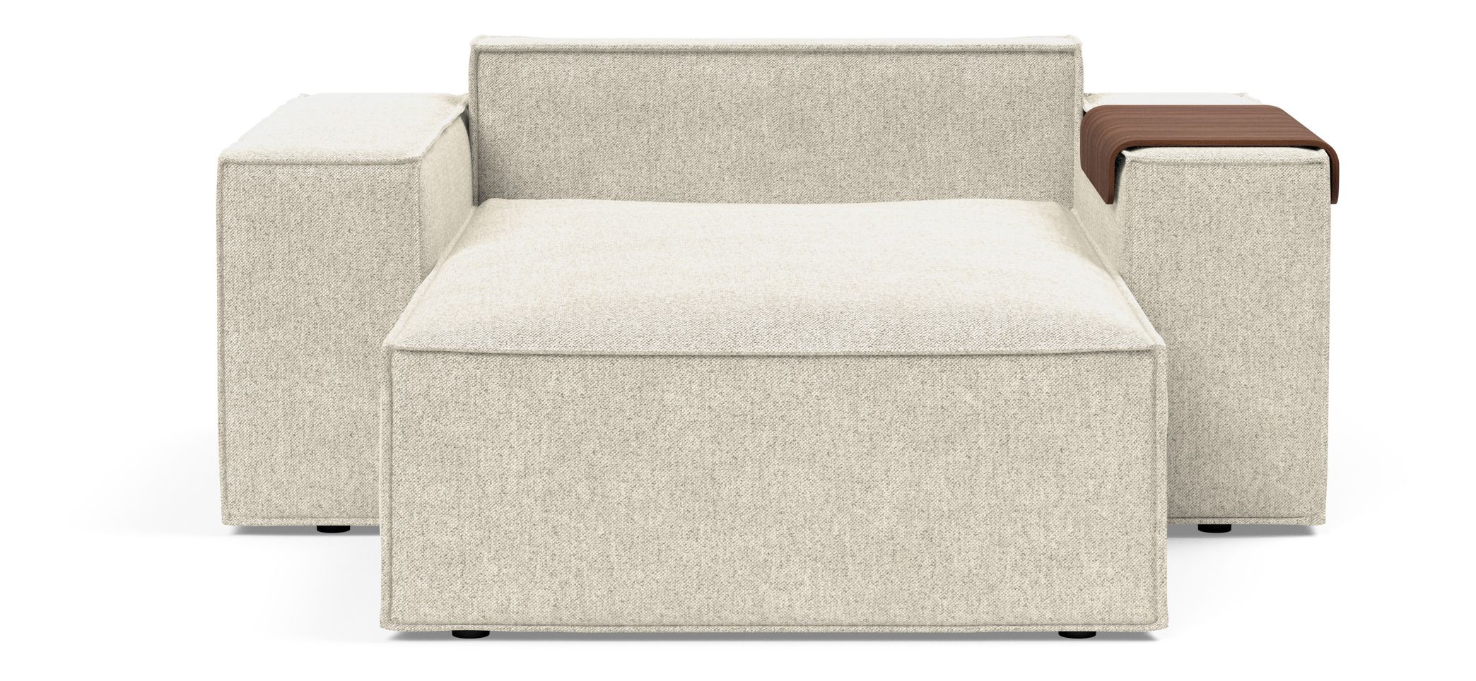 Newilla Storage Lounger Chair w/ Wide Arm Rests