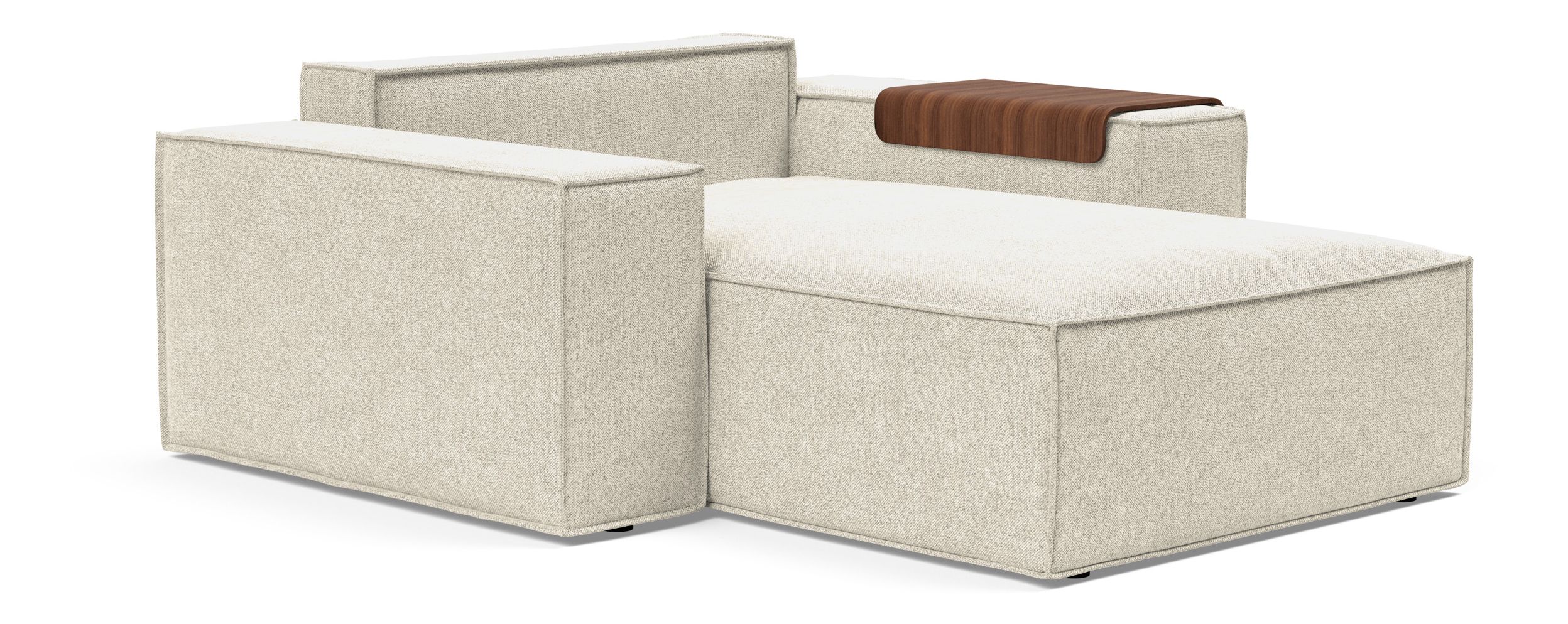 Newilla Storage Lounger Chair w/ Wide Arm Rests