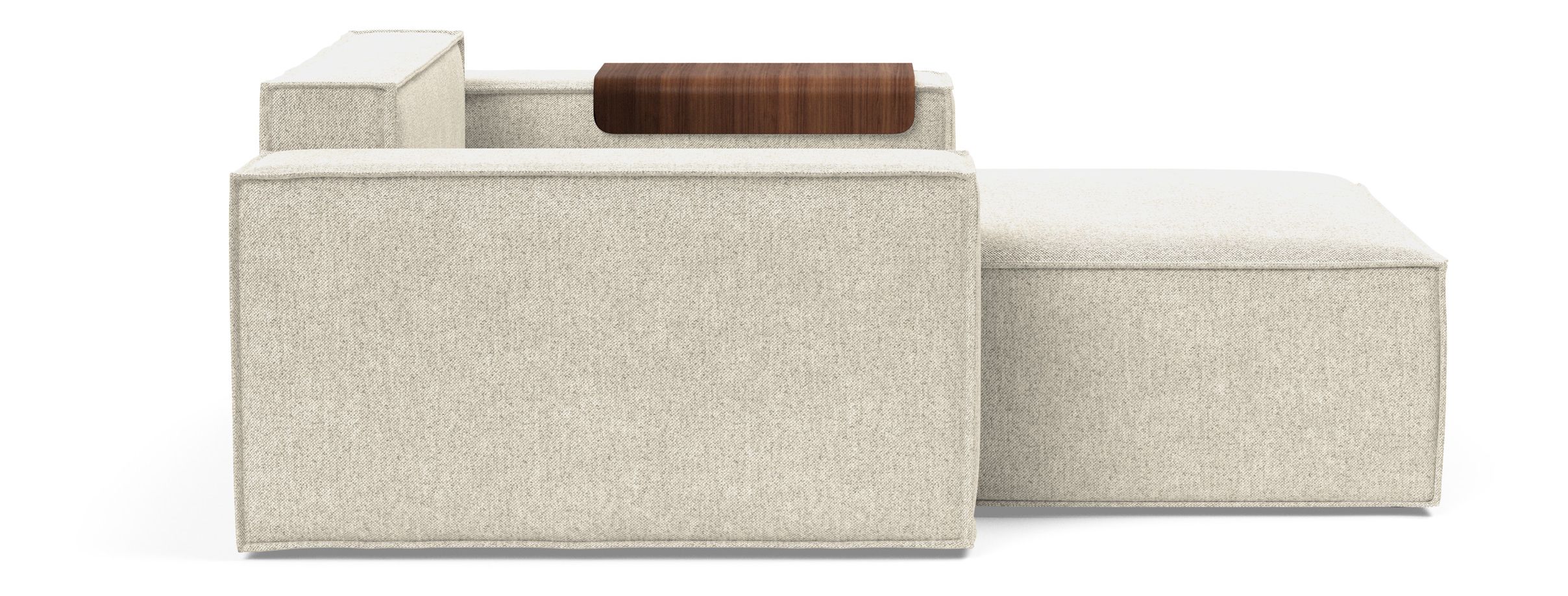 Newilla Storage Lounger Chair w/ Wide Arm Rests