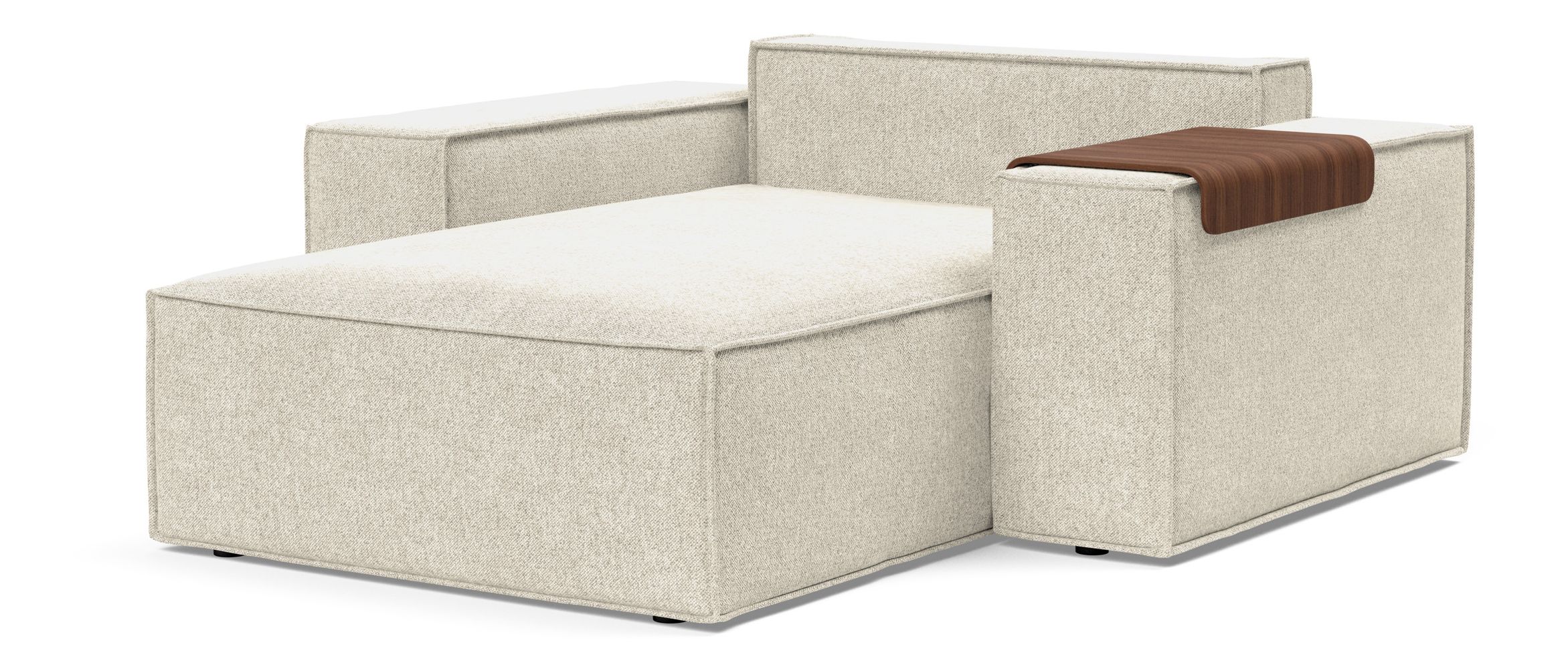 Newilla Storage Lounger Chair w/ Wide Arm Rests