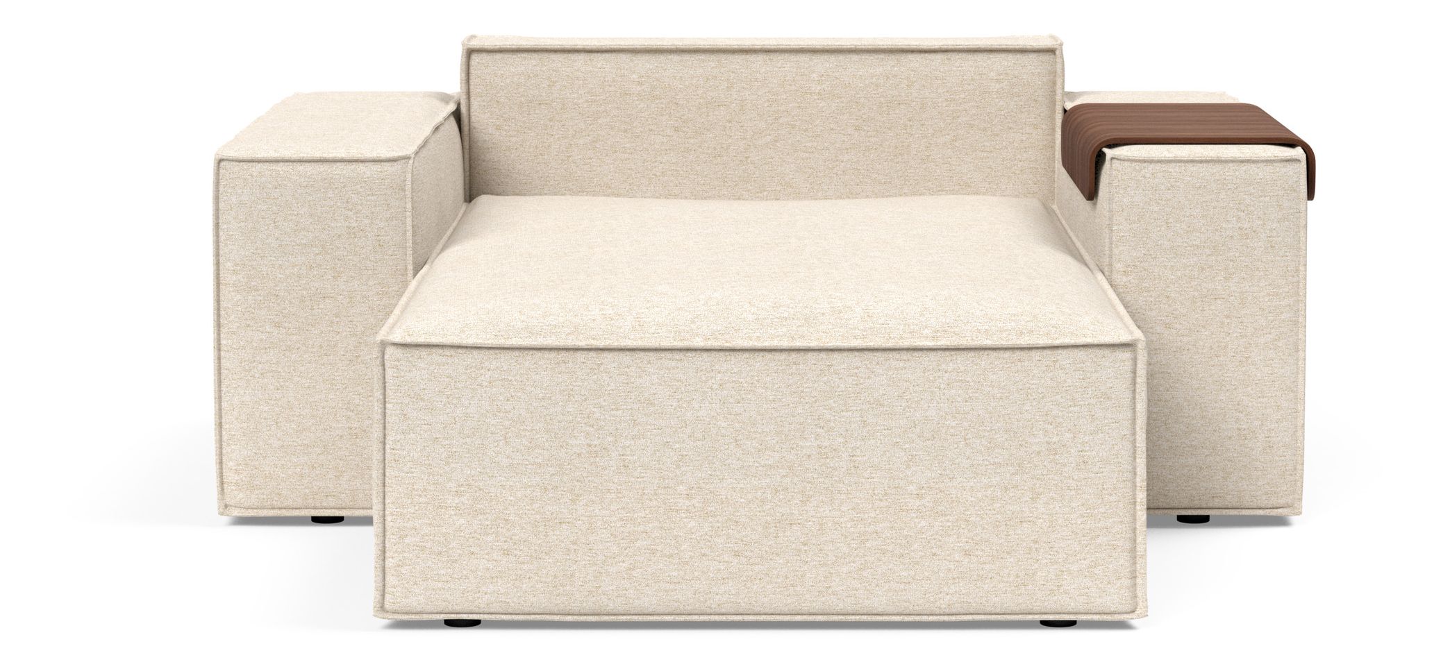 Newilla Storage Lounger Chair w/ Wide Arm Rests